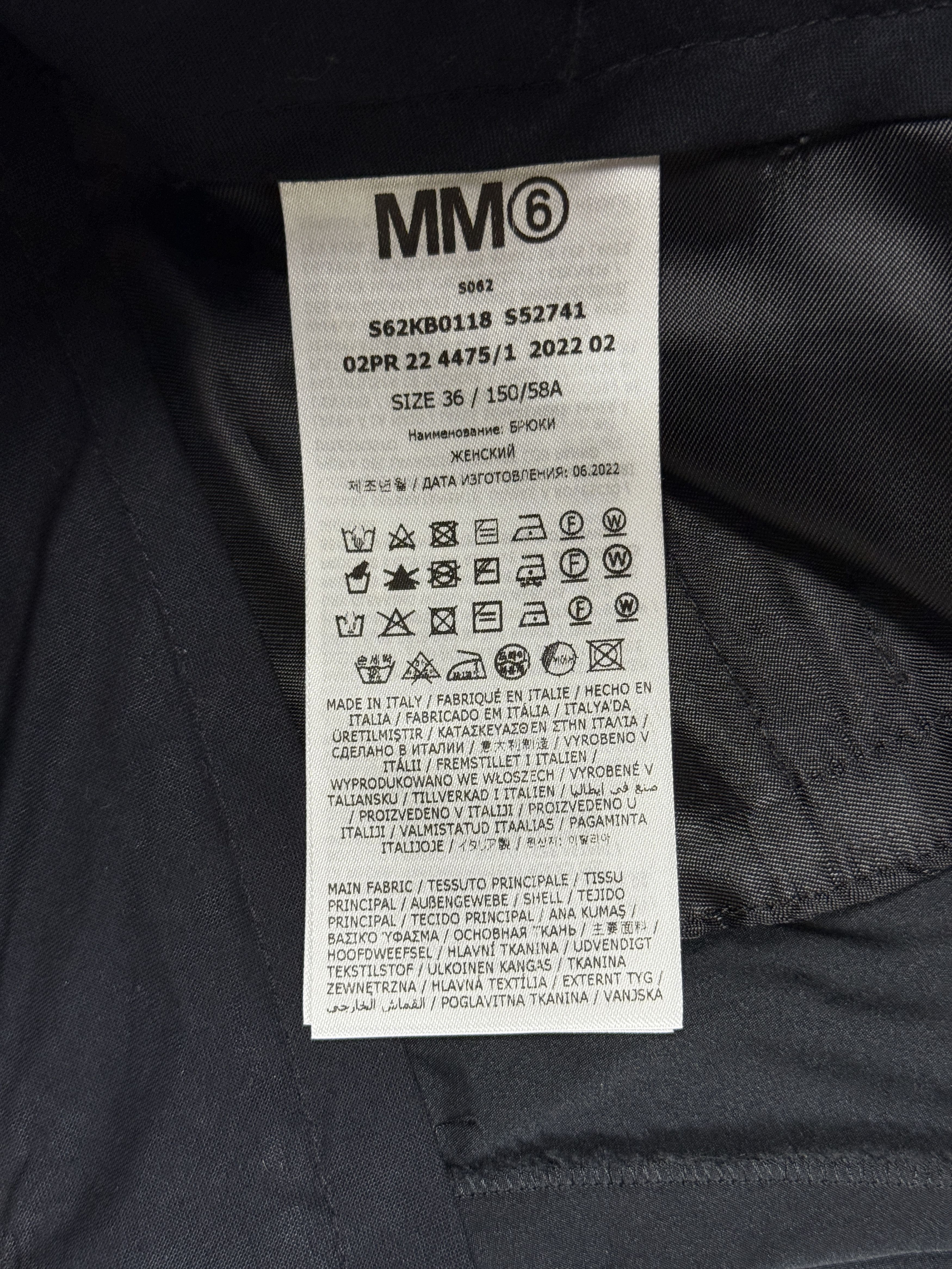 Maison Margiela $575 MM6 Maison Margiela Pleated Trousers Size 25" / US 0 / IT 36 - 11 Thumbnail