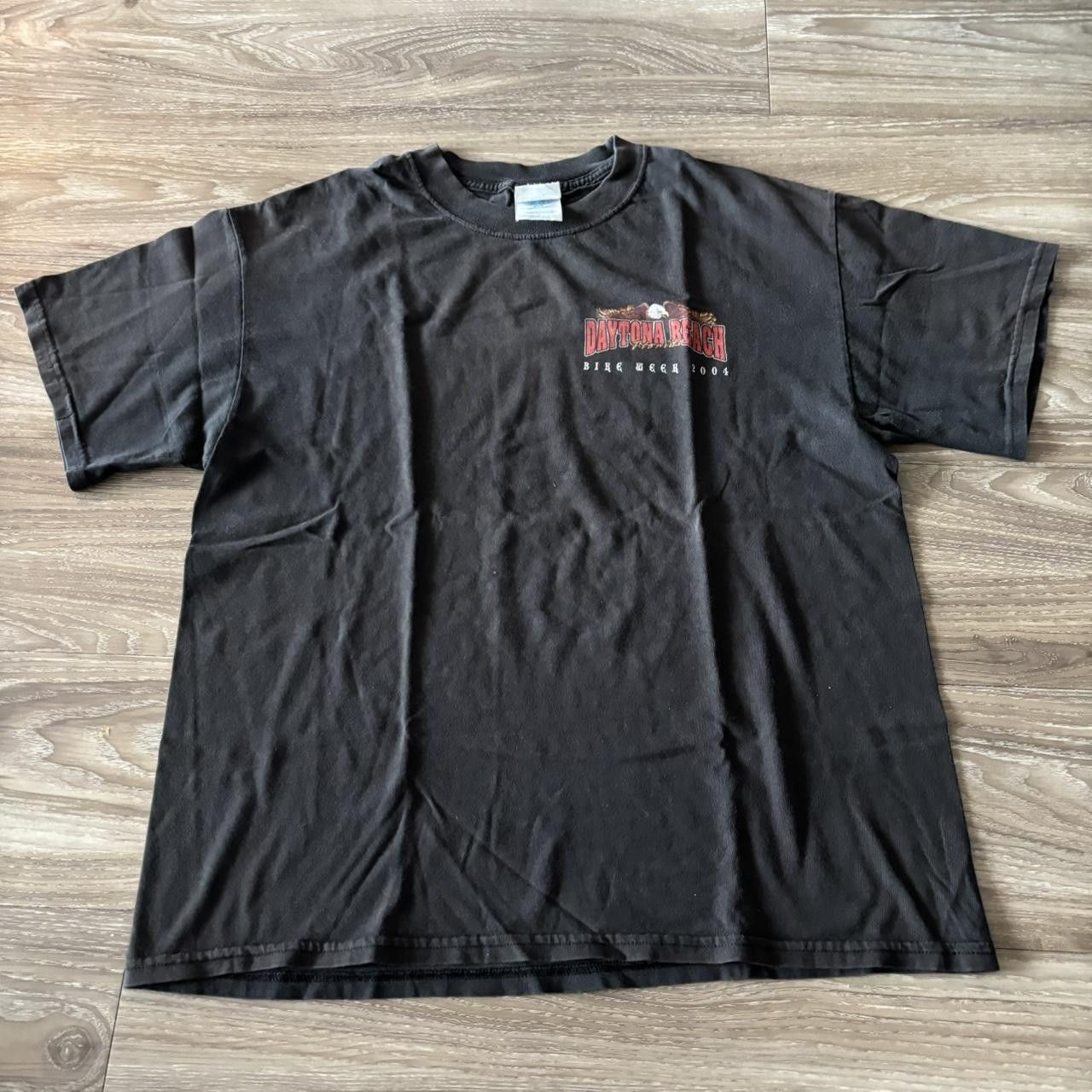 Vintage Crazy Vintage Y2K/2000s Faded Bike Week Graphic Tee! Size L Size US L / EU 52-54 / 3 - 2 Thumbnail