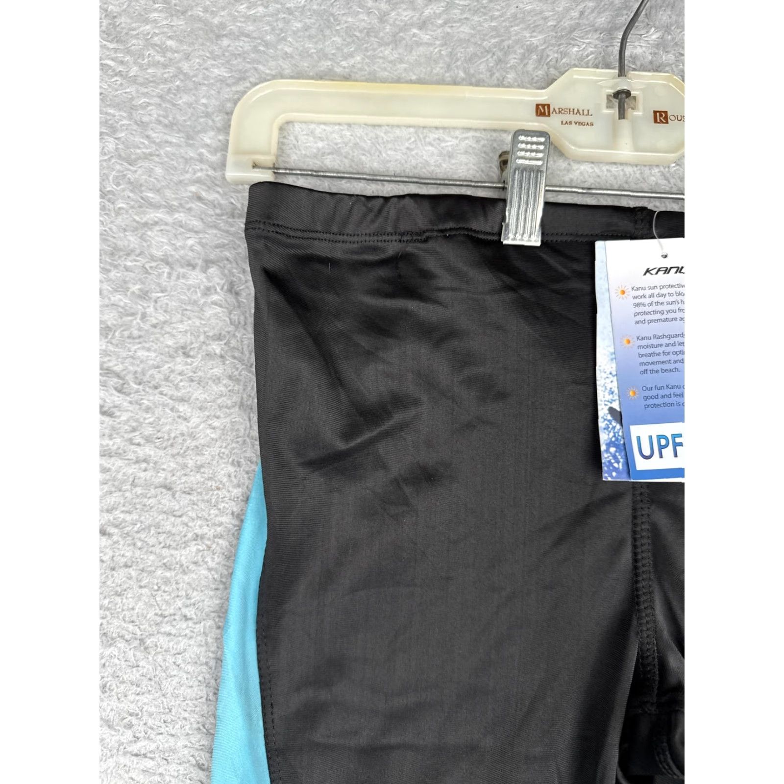 Vintage Kanu Surf Jammers Shorts Mens 34 Black Blue UPF 50+ Swim Jammer Swimwear NEW Size US 34 / EU 50 - 4 Thumbnail