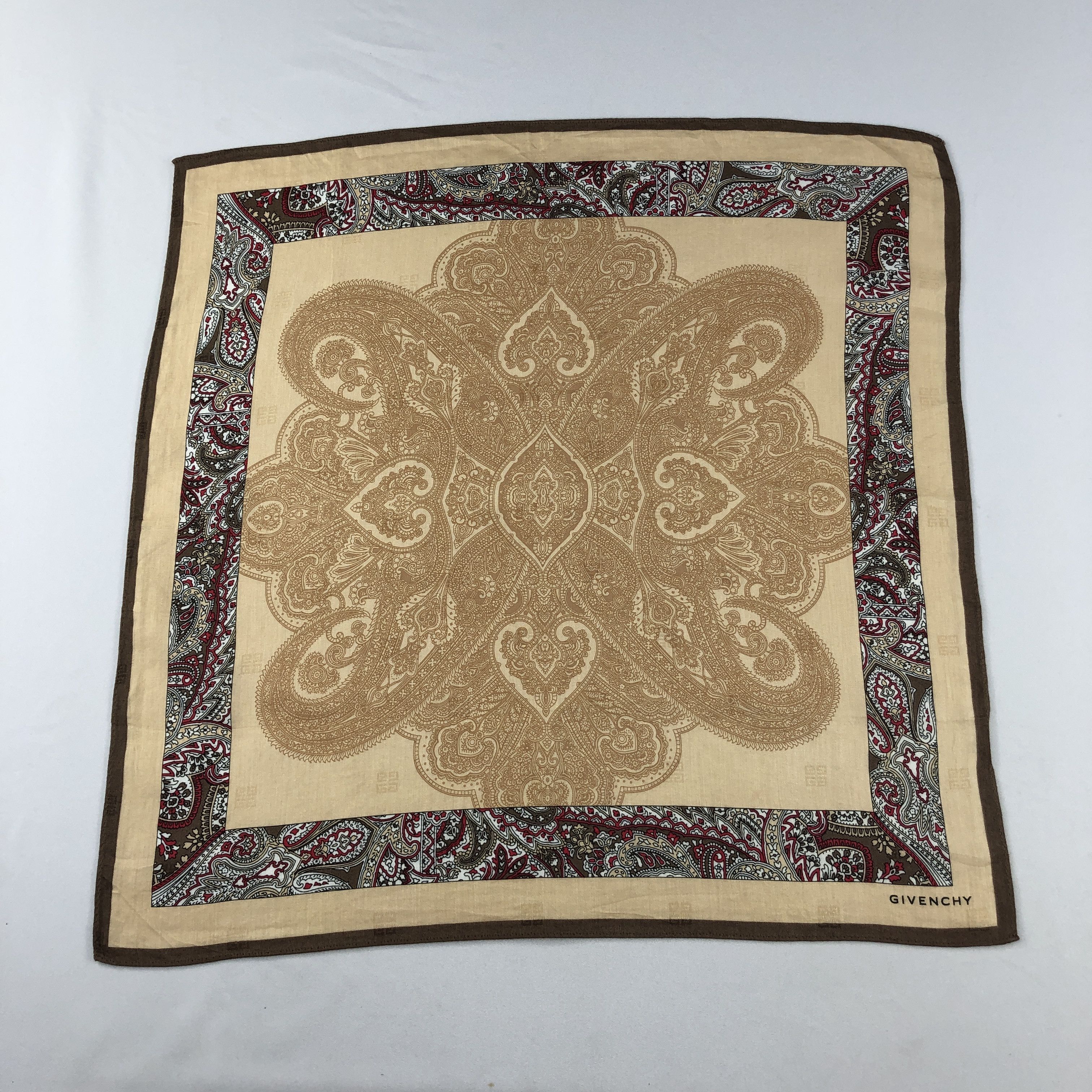 Givenchy Givenchy Handkerchief Neckerchief Bandana H2859 Size ONE SIZE - 1 Thumbnail