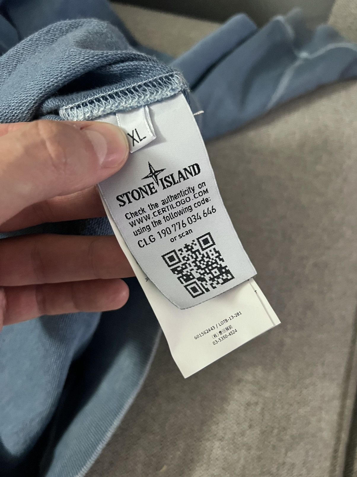 Stone Island Stone Island Blue Hoodie Streetwear Y2K Size US XL / EU 56 / 4 - 10 Thumbnail