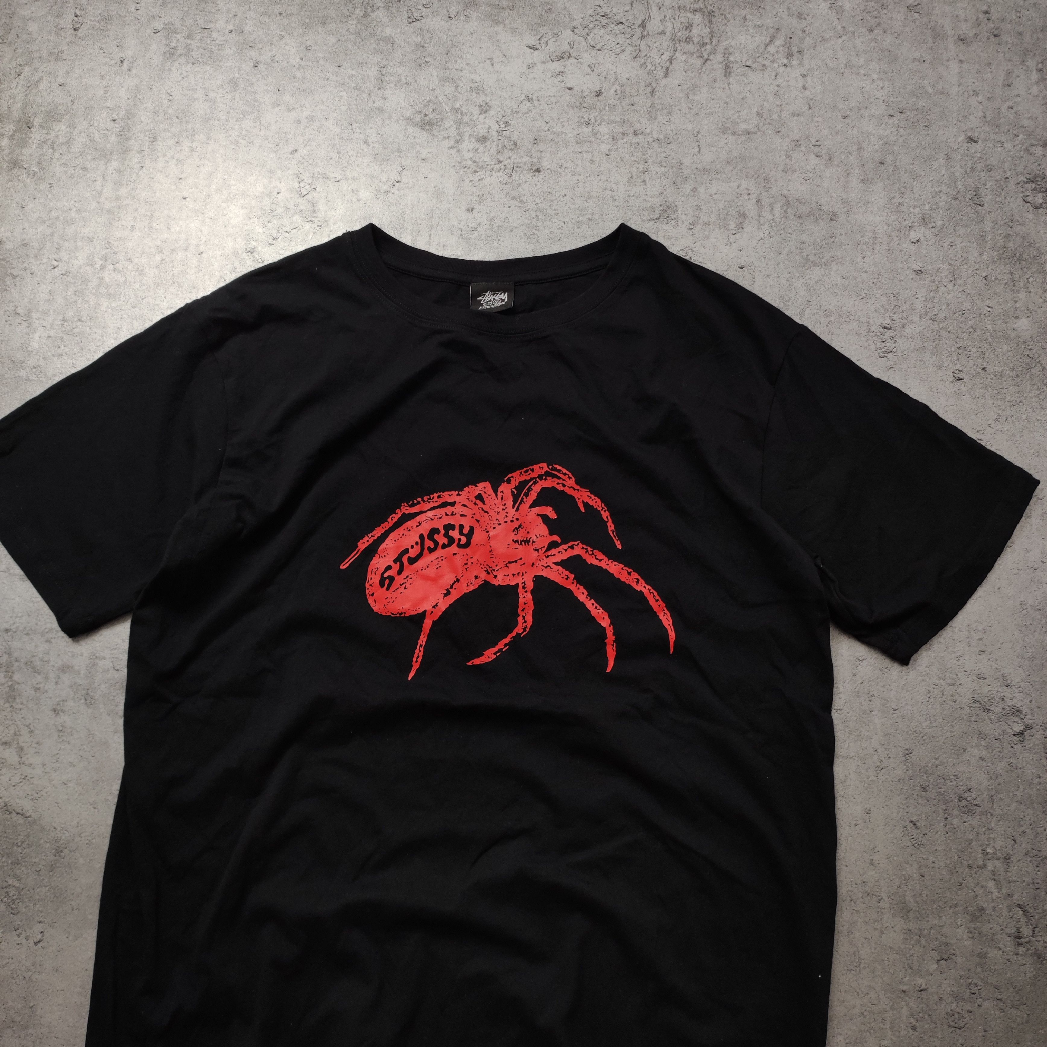 Stussy RARE Stussy Limited Black Widow Spider Tee Size US XL / EU 56 / 4 - 2 Thumbnail