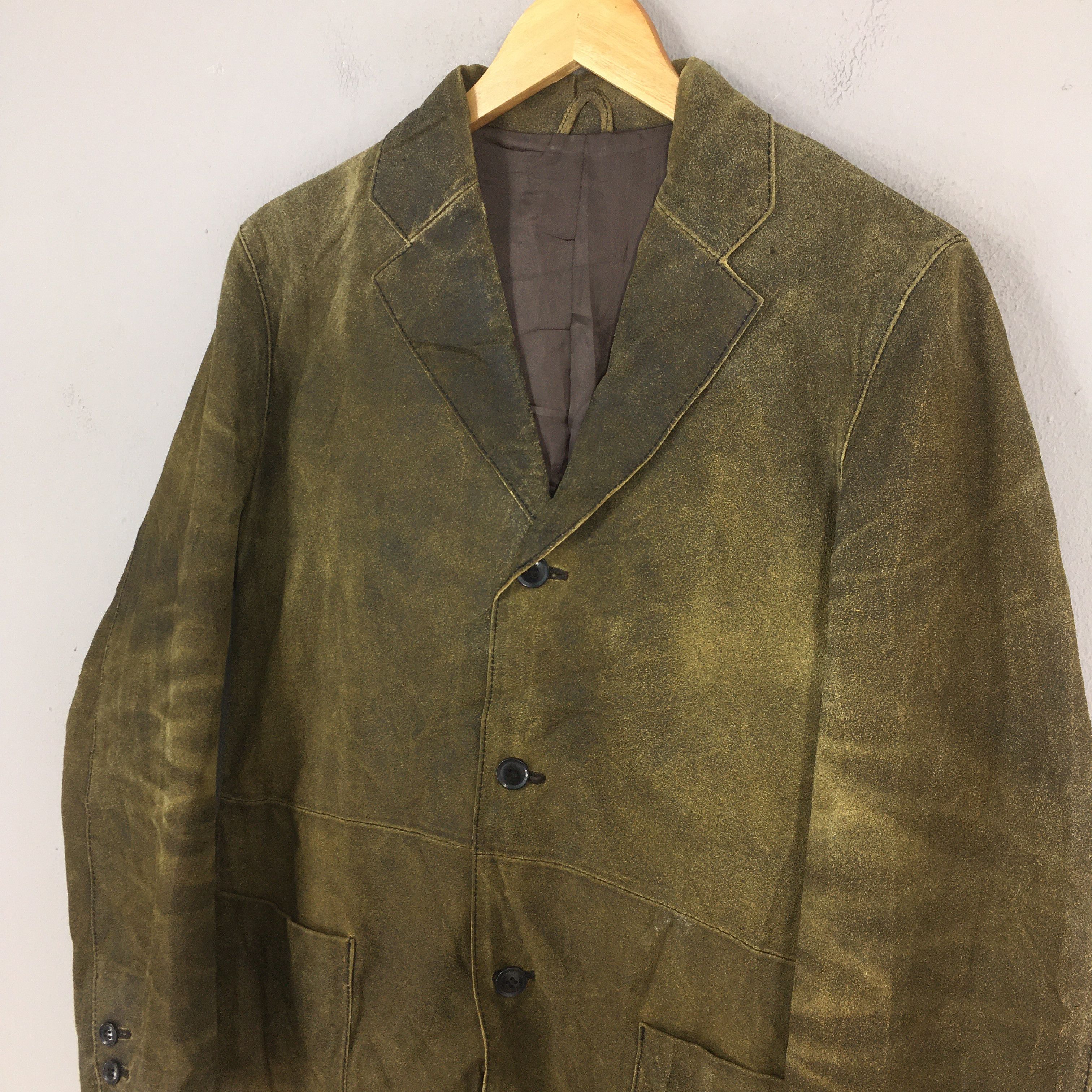 Tornado Mart Vintage Tornado Mart Cowhide Leather Blazer Jacket M Size US M / EU 48-50 / 2 - 3 Thumbnail