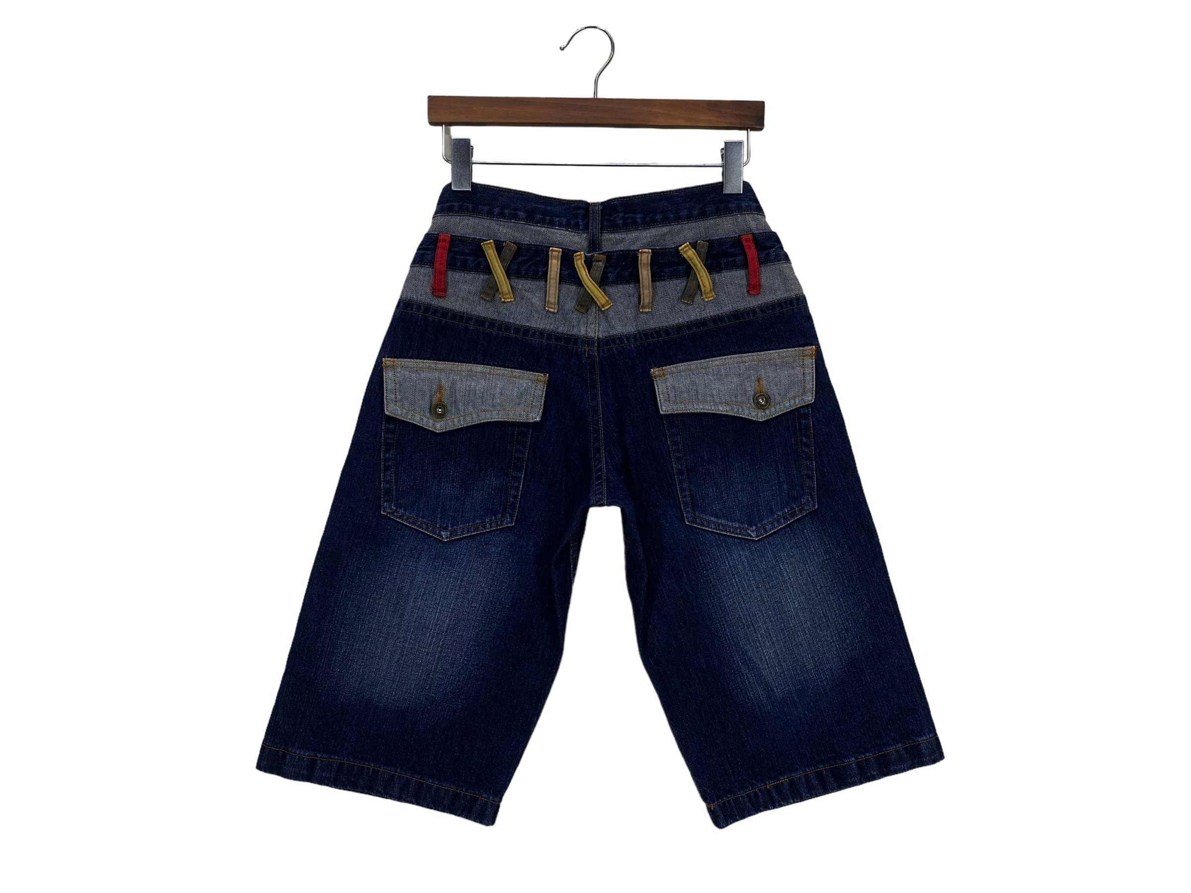 Japanese Brand Amore Puro Double Waist Short Jeans Japanese Brand jeans Size US 29 - 1 Thumbnail