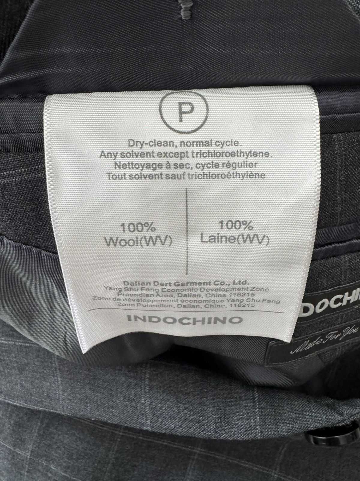 Indochino Window Pane - 100% Wool Suit Size 40R - 5 Thumbnail
