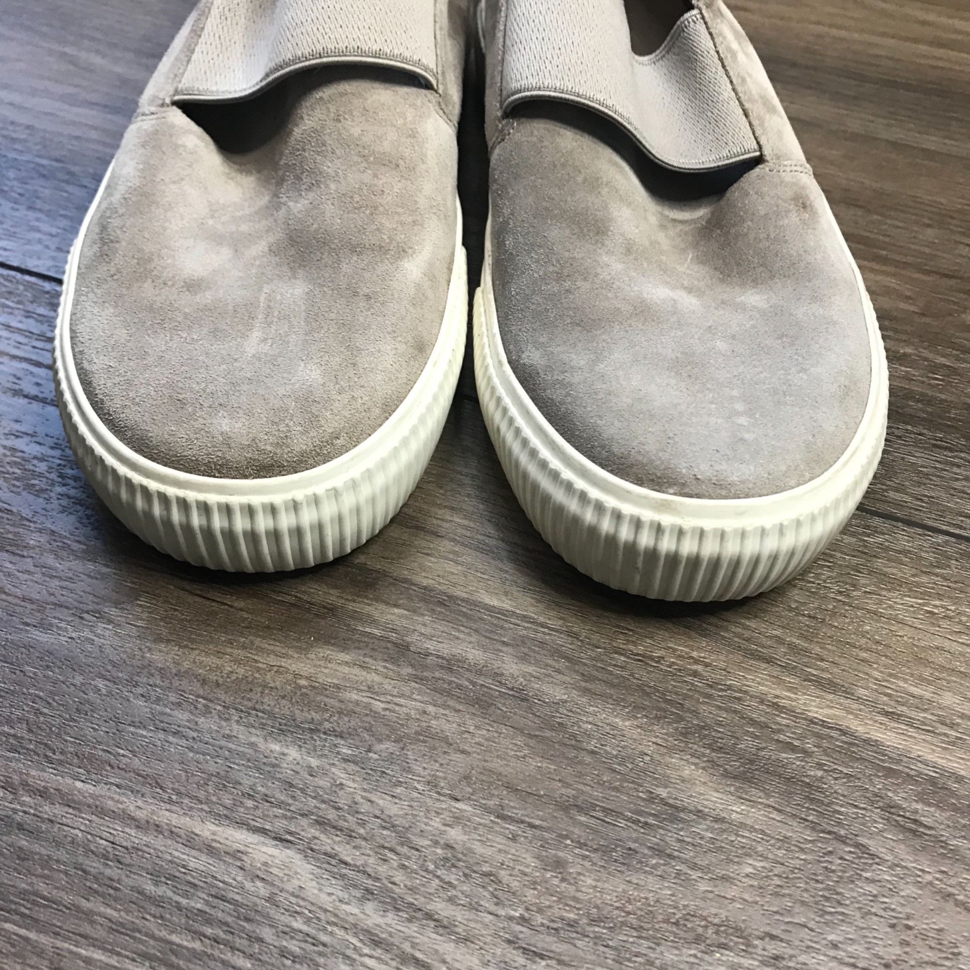 Vince Vince Vince Kirkland Suede Slip-On Sneakers in Woodsmoke Wom Size US 8 / IT 38 - 9 Thumbnail
