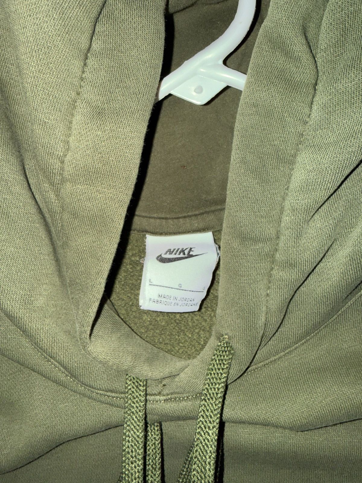 Nike Nike Embroidered Hoodie Size Large In green Size US L / EU 52-54 / 3 - 2 Thumbnail