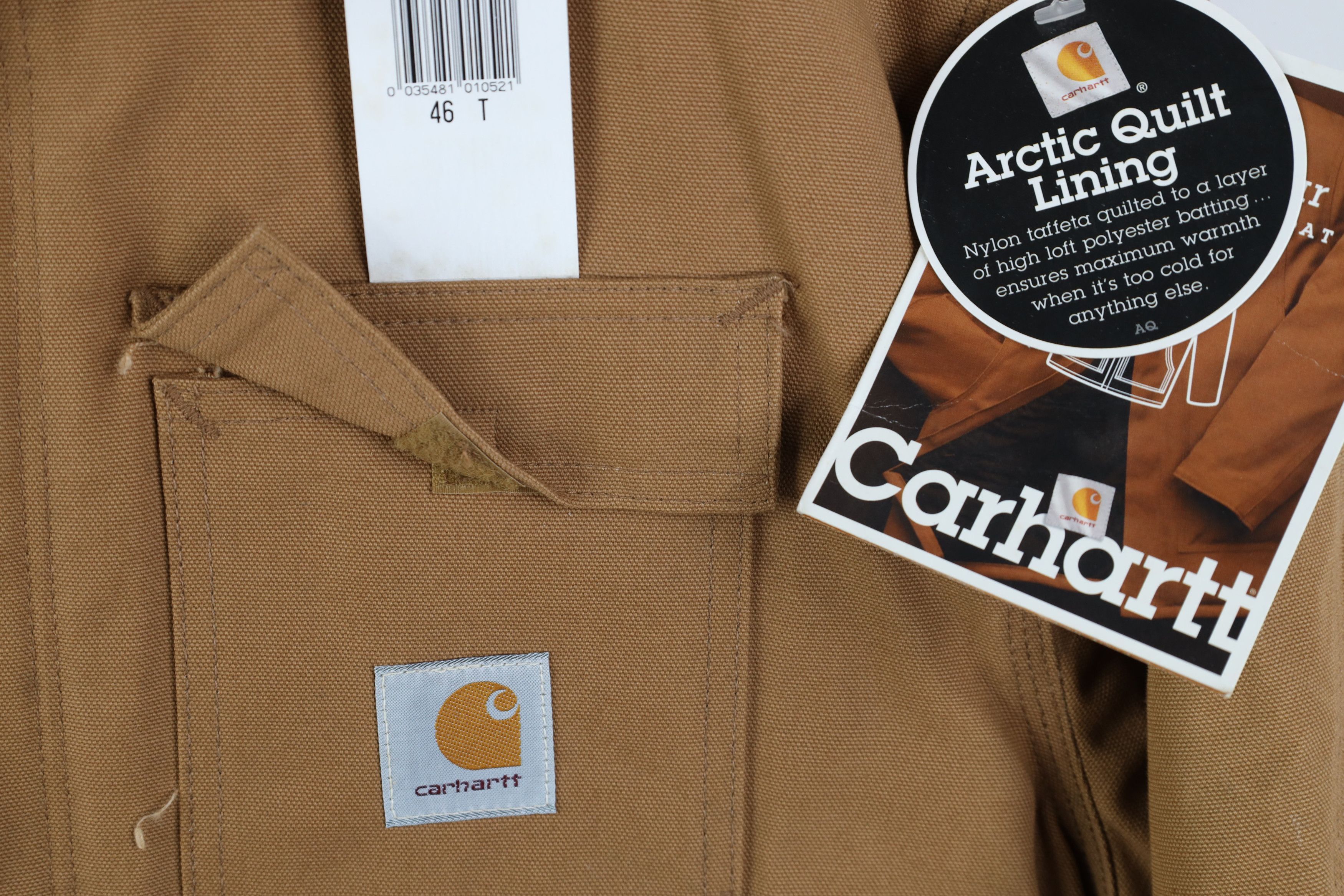 Carhartt Deadstock Vintage 90s Carhartt Chore Barn Jacket Brown USA Size US XXL / EU 58 / 5 - 5 Thumbnail