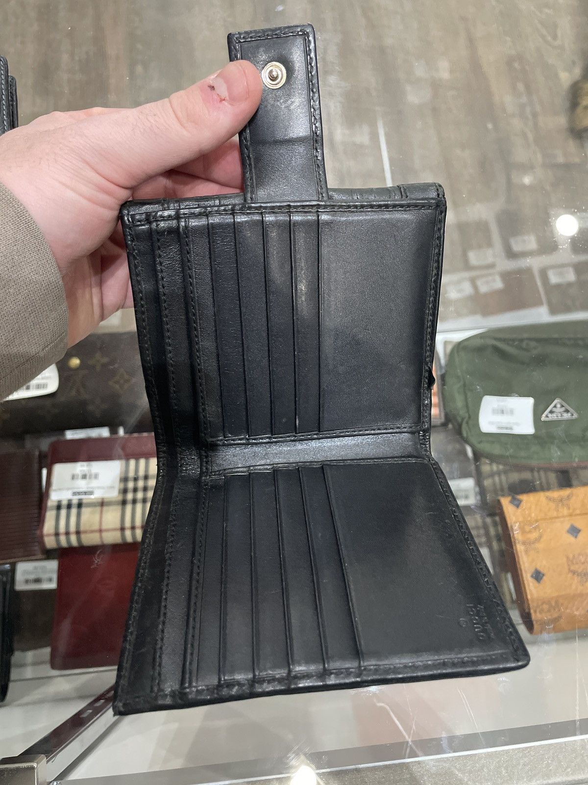 Gucci GG Folding Wallet Black Monogram Gucci Size ONE SIZE - 3 Thumbnail