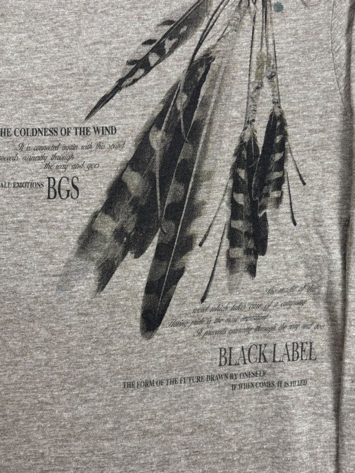 GOA 2000s Berning-sho - Feather Of Heaven V-Neck Tee Size US M / EU 48-50 / 2 - 8 Thumbnail