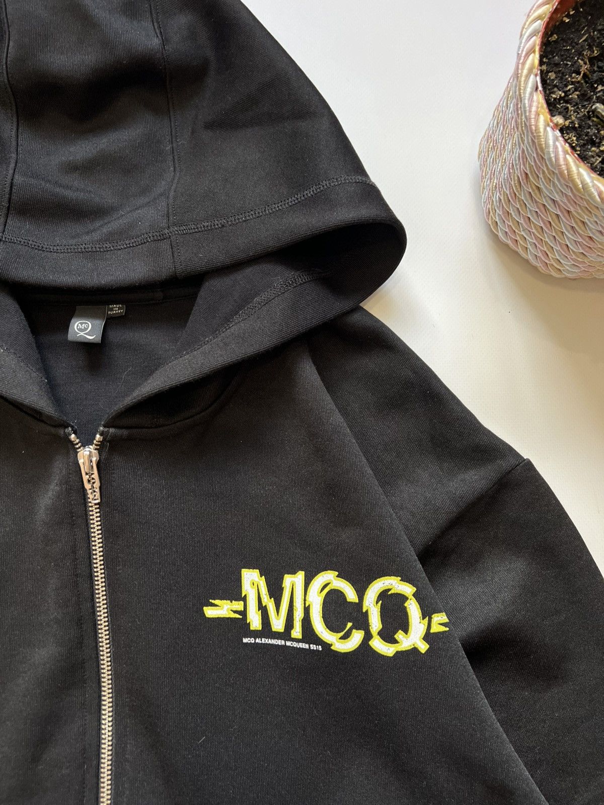Alexander McQueen SS15 Alexander McQueen Zip Hoodie Black Size US XL / EU 56 / 4 - 4 Thumbnail