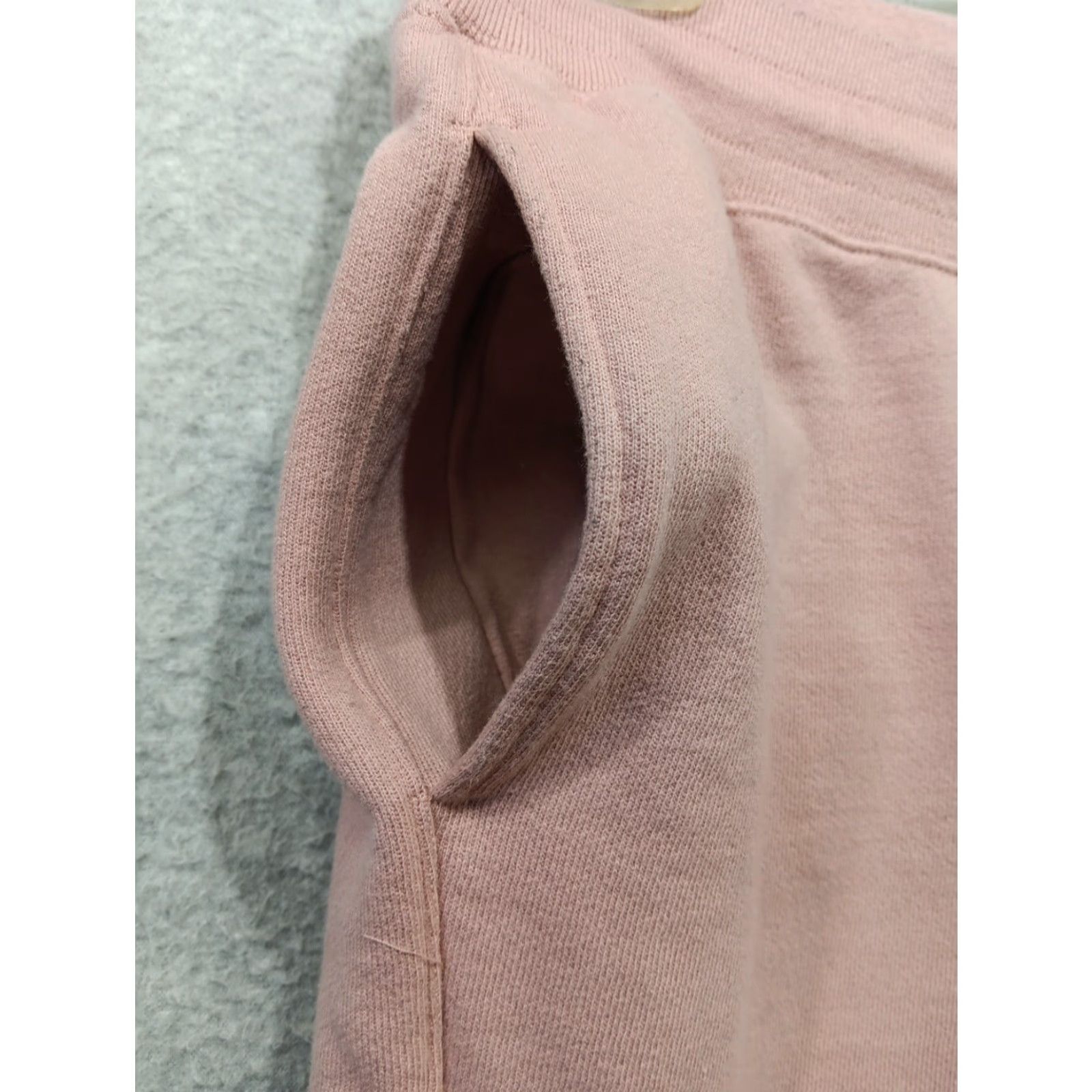 Champion VTG Champion Jogger Wms Large Pink High Waist Reverse Weave Sweatpants 90s Y2K Athleisure Logo Womens Size 36" / US 14 / IT 50 - 4 Thumbnail