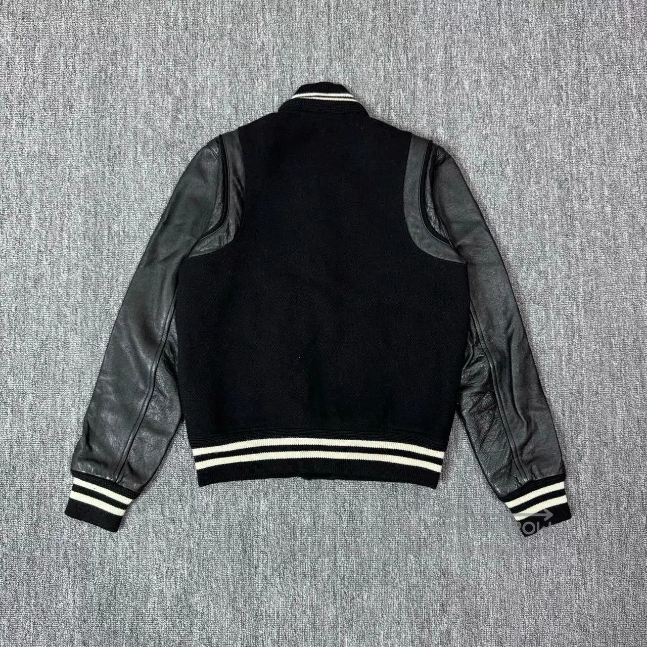 Saint Laurent Paris Saint Laurent Black Varsity Jacket. Size US M / EU 48-50 / 2 - 2 Thumbnail
