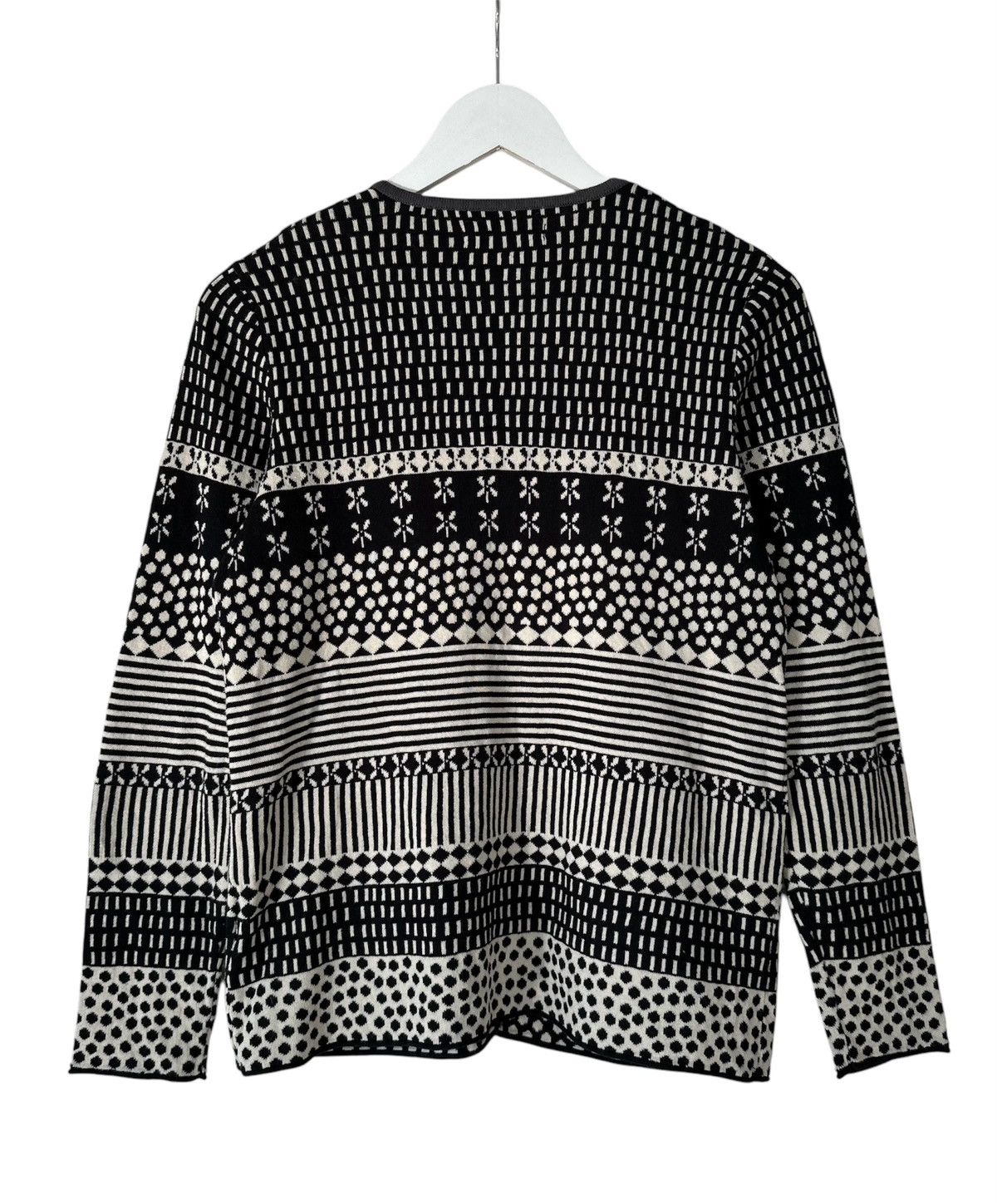 Japanese Brand Gudrun Sjoden Print Organic Cardigan Sweater Women's Size S Size S / US 4 / IT 40 - 2 Thumbnail