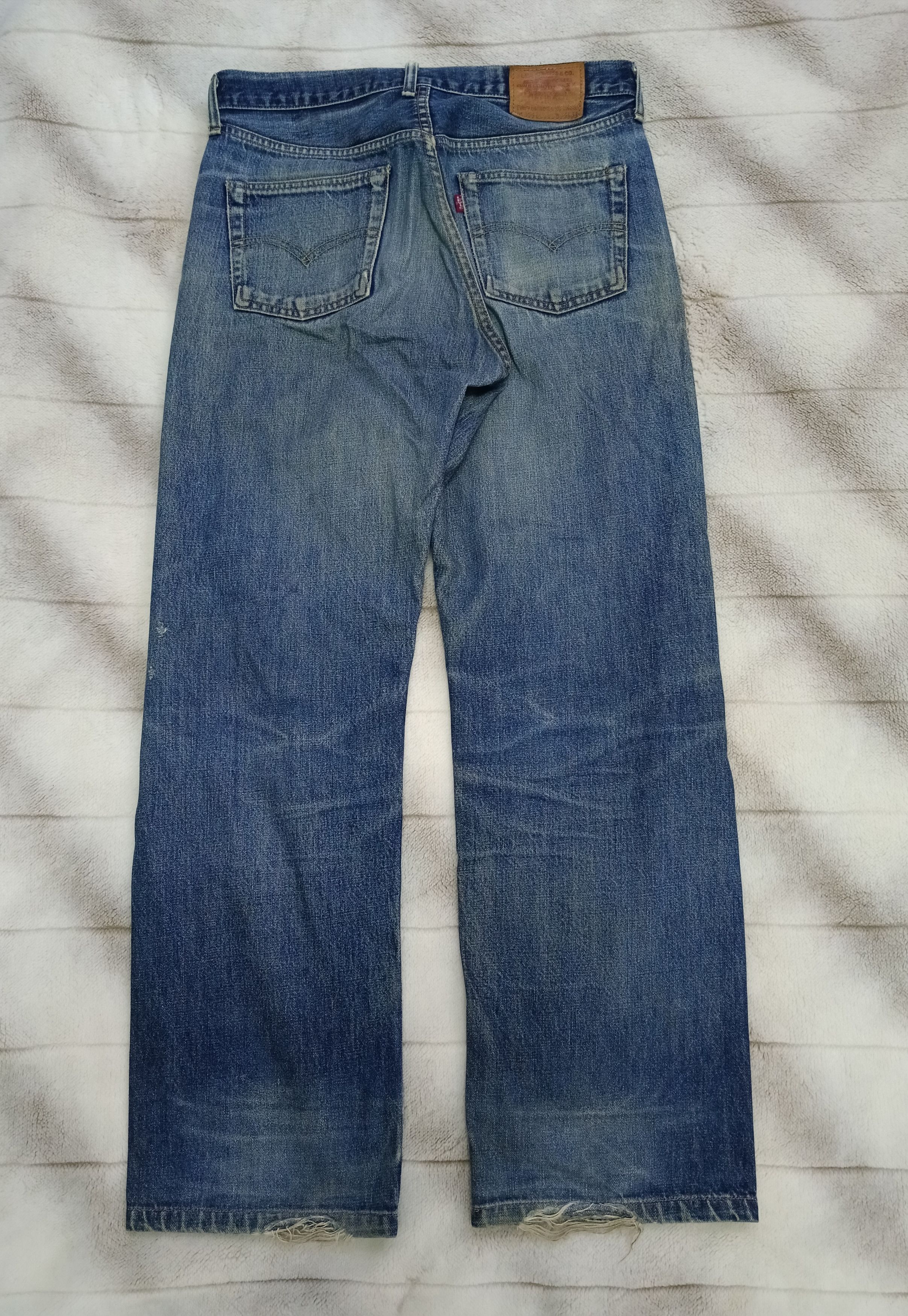 Levi's Vintage Clothing DISTRESSED LEVIS BIG E 504Z SELVEDGE Size US 33 - 5 Thumbnail