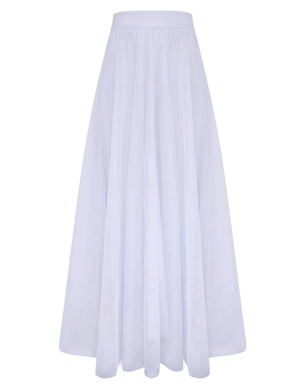 Zimmermann o1w1db10925 Tulle Maxi Skirt in Blue Size 32" / US 10 / IT 46 - 1 Thumbnail