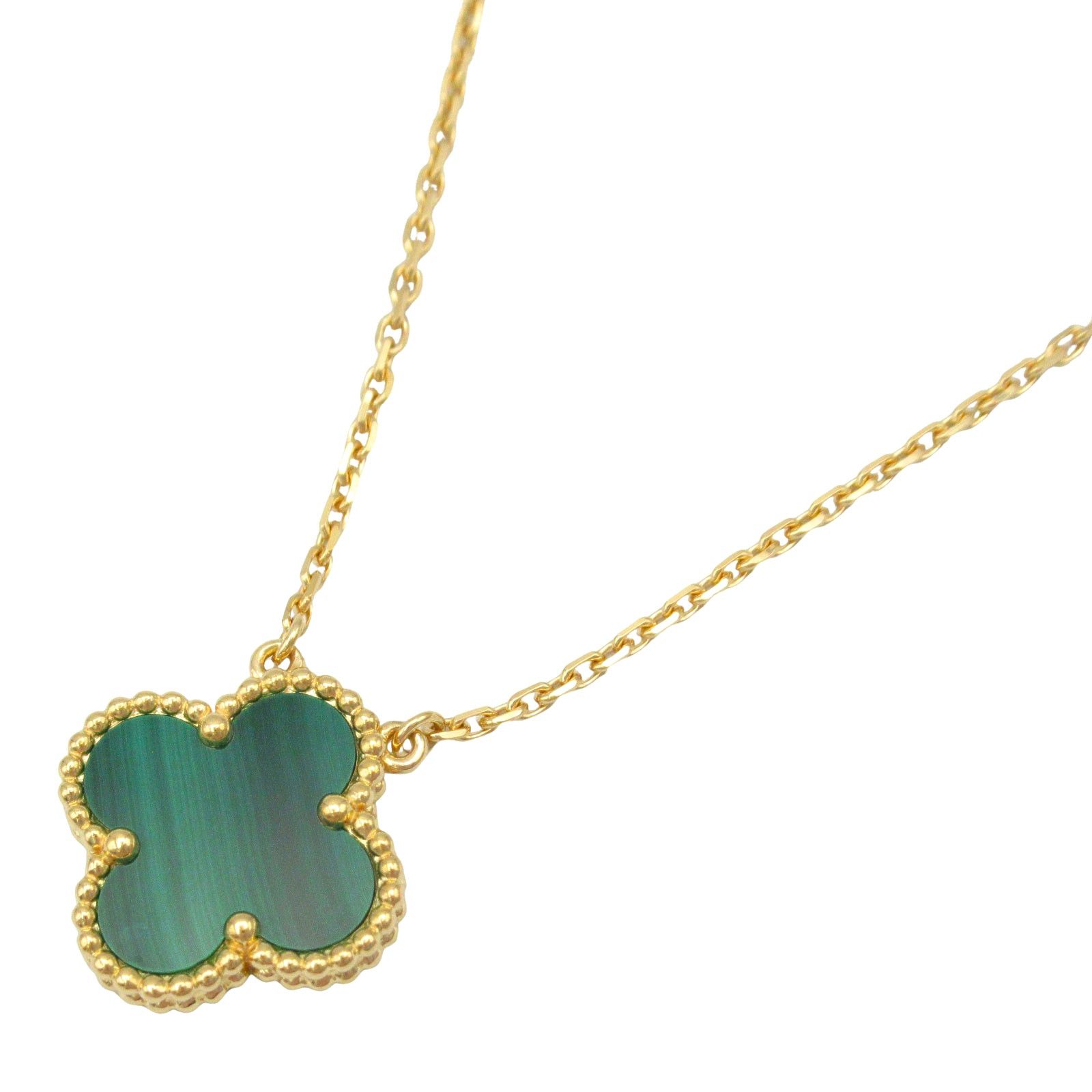 Van Cleef & Arpels Van Cleef Arpels Alhambra Necklace Malachite K18 (Yellow Gold) Green Size ONE SIZE - 1 Thumbnail