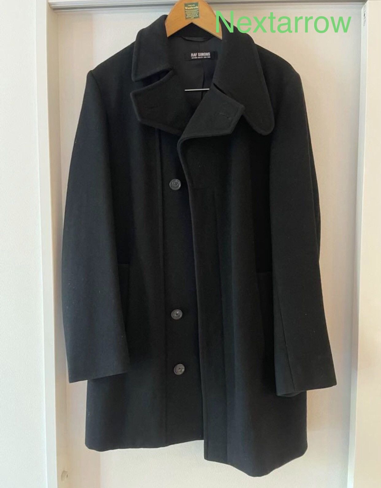 Raf Simons 08aw fashion wool coat Heavy Coats