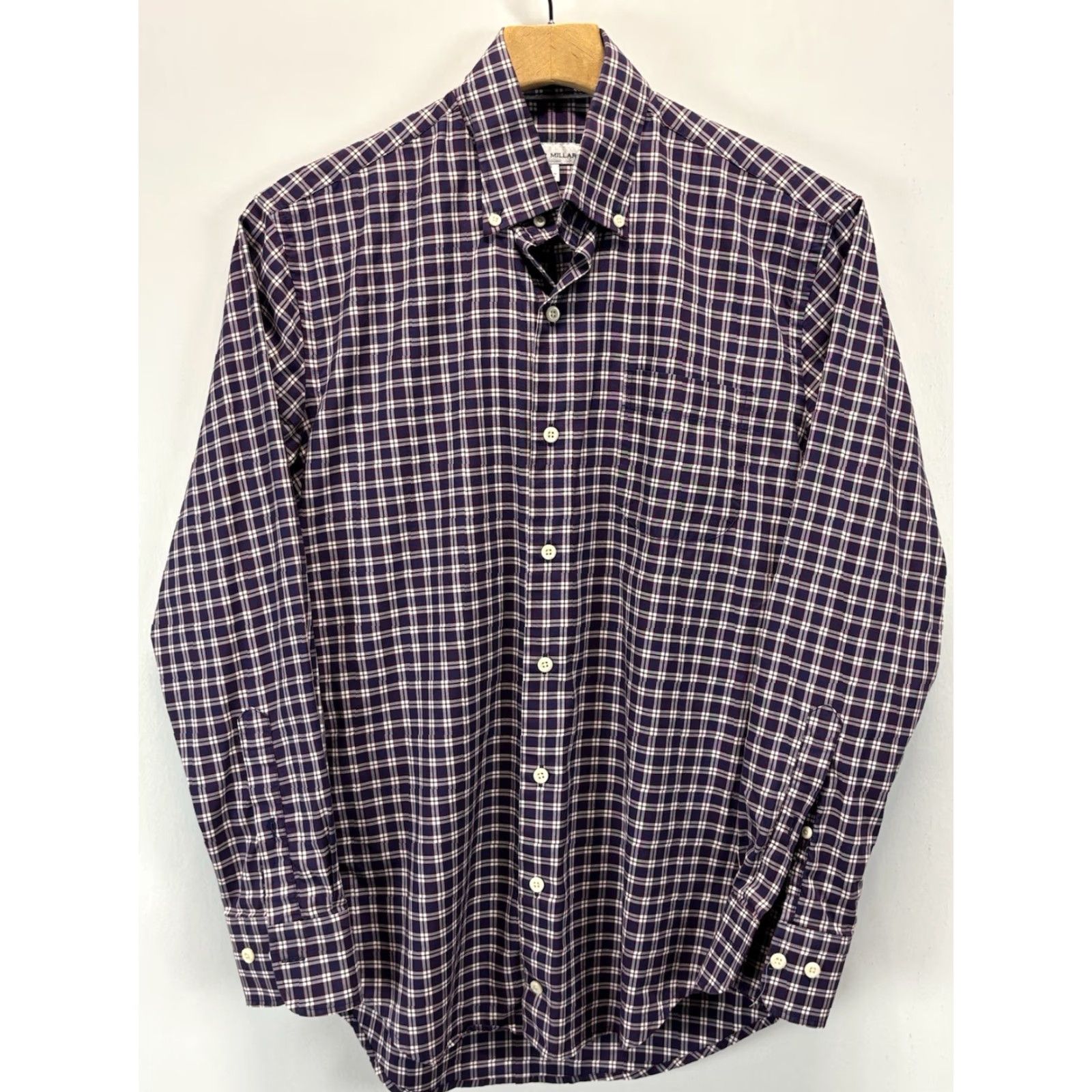 Peter Millar Peter Millar Shirt Men’s Small Blue Check Button-Down Long Sleeve Size S Mens Size US S / EU 44-46 / 1 - 2 Thumbnail