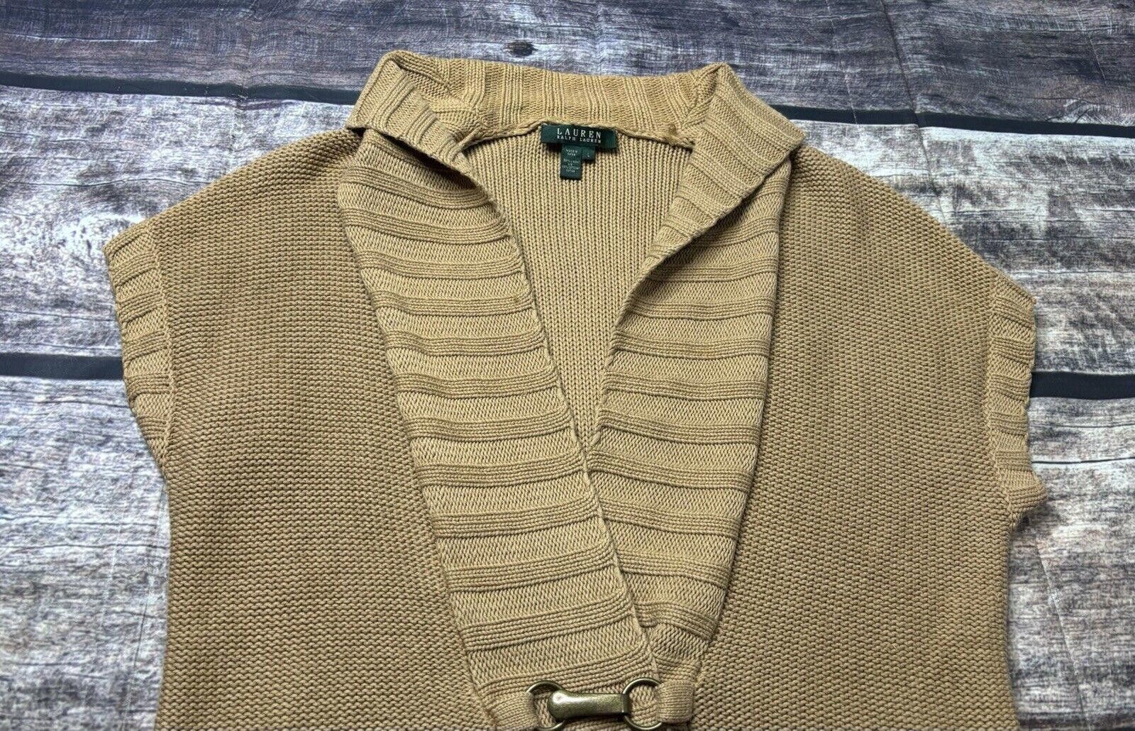 Lauren Ralph Lauren Lauren Ralph Lauren Sweater Women's Large Linen Cotton Clasp Size L / US 10 / IT 46 - 4 Thumbnail