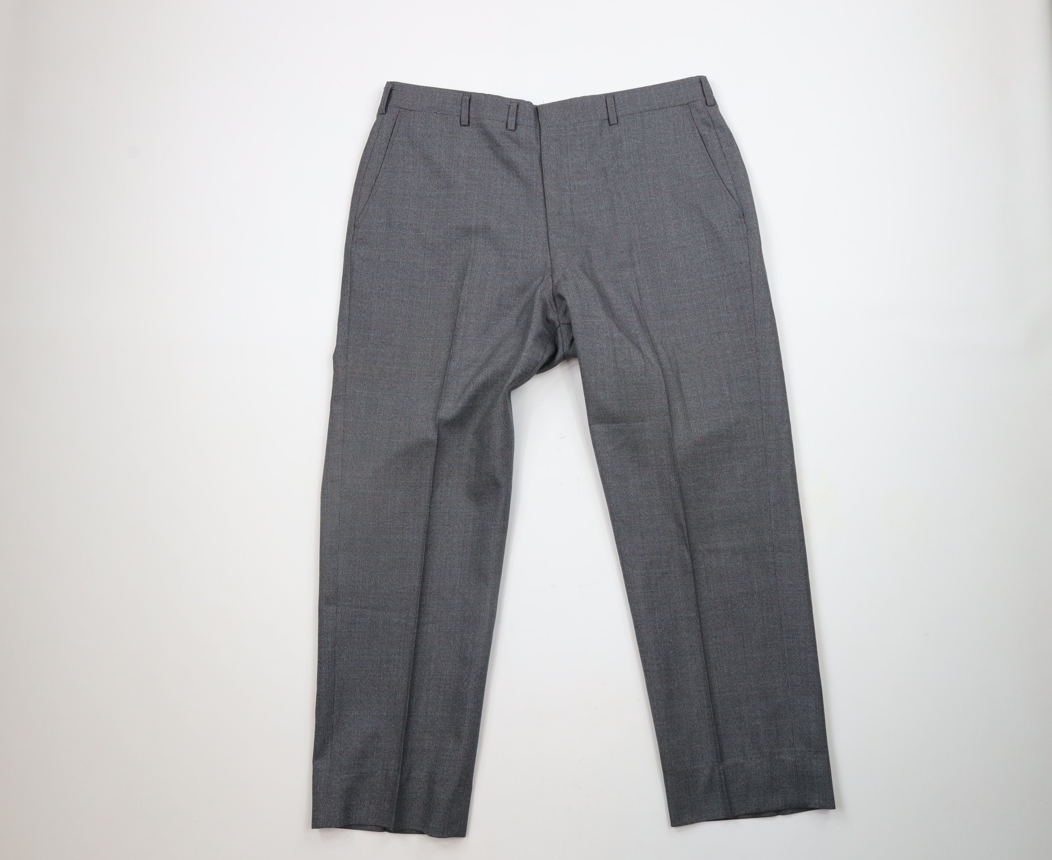 Vintage Vintage 50s 60s Streetwear Check Chino Pants Trousers USA Size US 34 / EU 50 - 1 Thumbnail