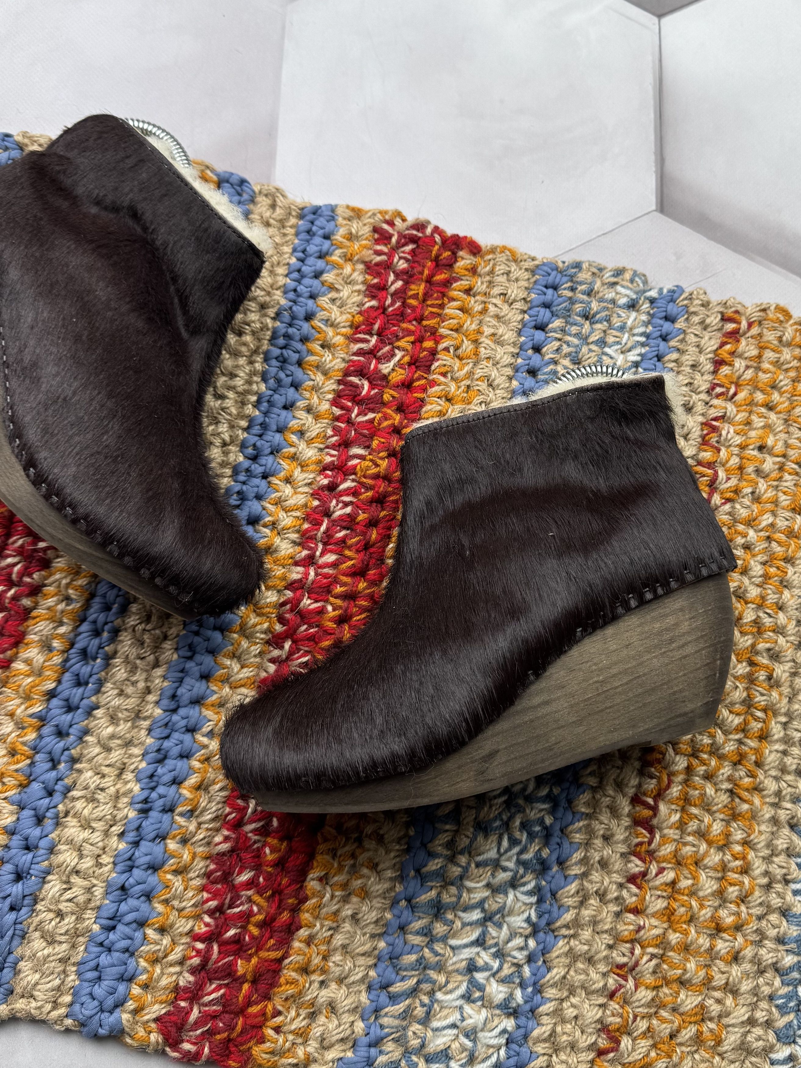 Vintage Vintage Real Fur Boots (E4) Size US 6 / IT 36 - 3 Thumbnail