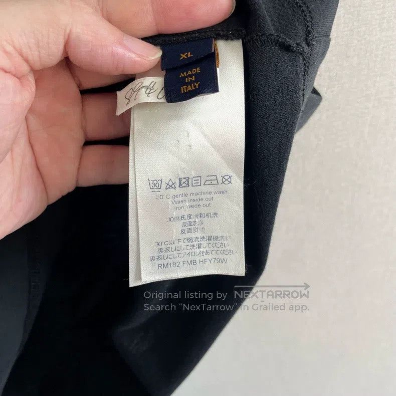 Louis Vuitton Louis Vuitton Black victory gesture short sleeve Size US XL / EU 56 / 4 - 5 Thumbnail
