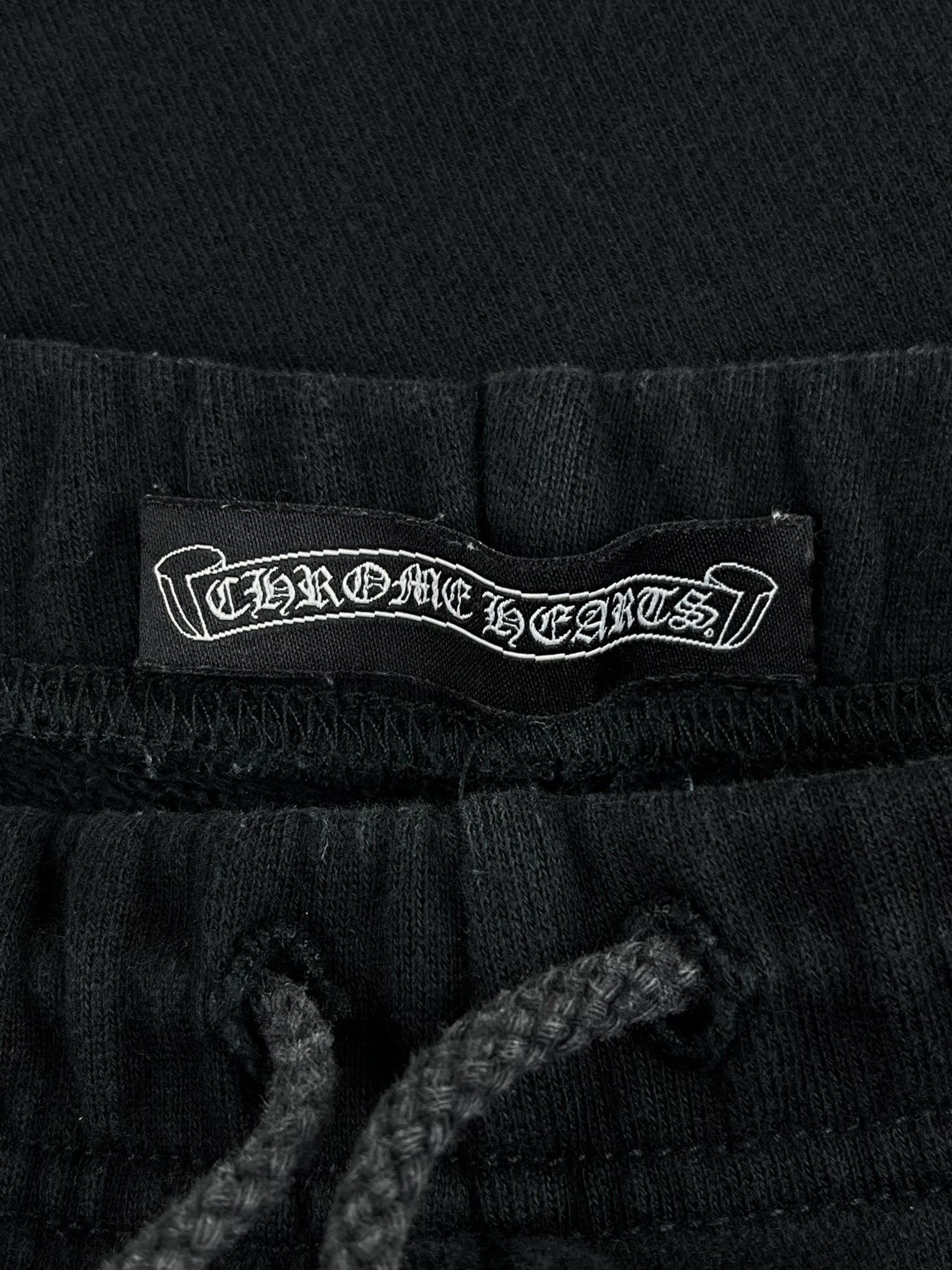 Chrome Hearts Chrome Hearts Leather Plus Cross Patch Silver Scroll Shorts Size US 30 / EU 46 - 8 Thumbnail