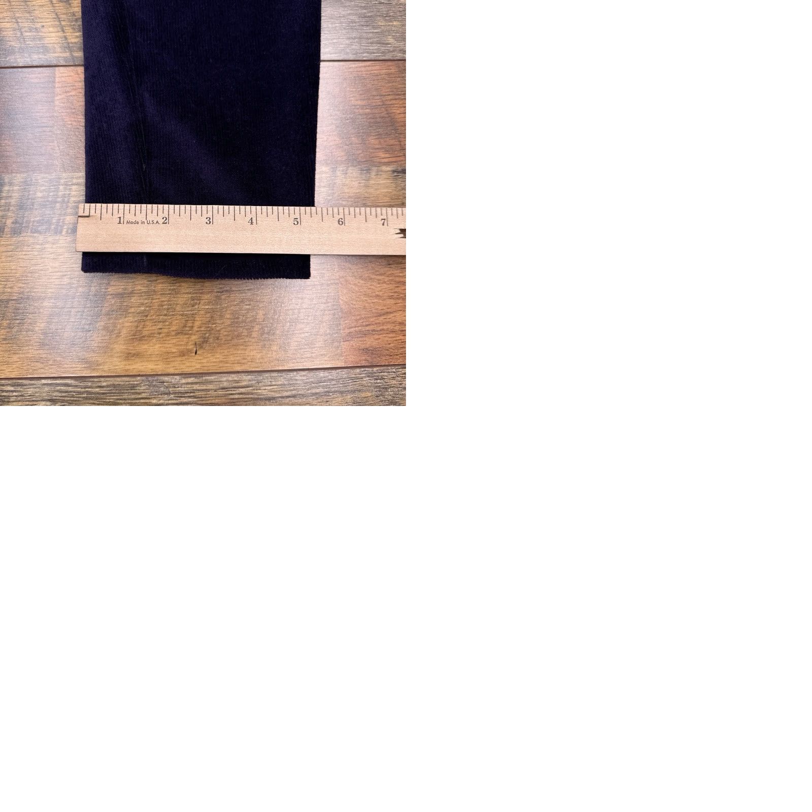 Croft & Barrow Croft Barrow Corduroy Legging Womens XL Navy Stretch Comfort Waist New Size 40" / US 18 - 9 Thumbnail