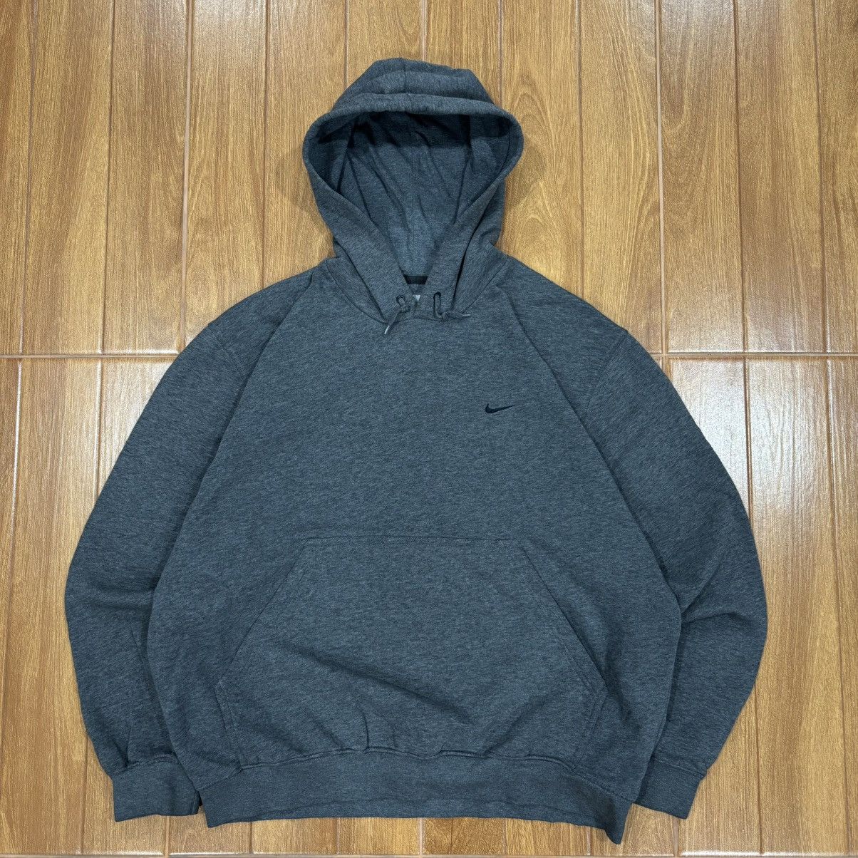 Nike 00’s Nike Mini Swoosh Hoodie Size US L / EU 52-54 / 3 - 1 Thumbnail