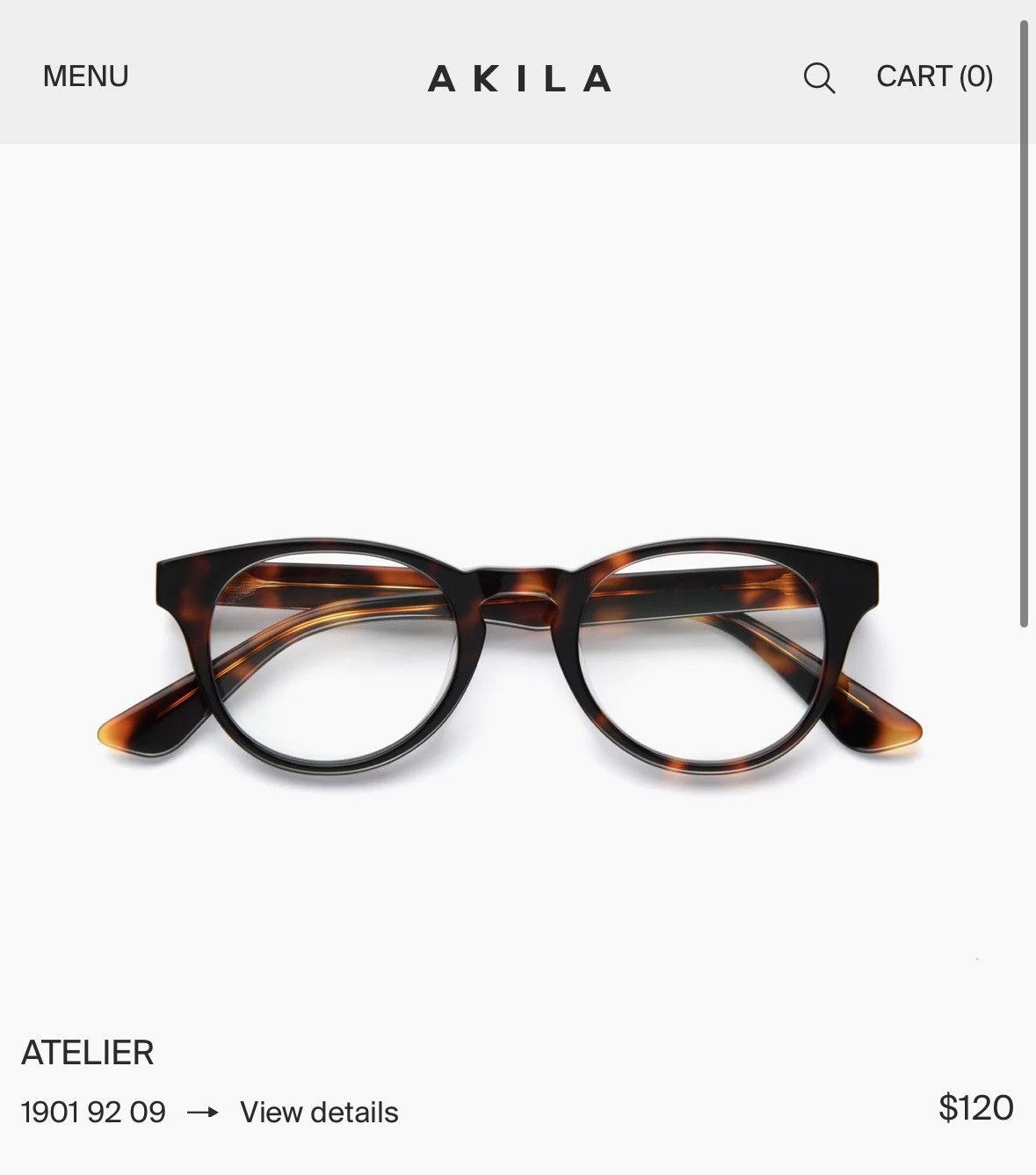 Akila Akila Atelier Optical Glasses Size ONE SIZE - 8 Thumbnail