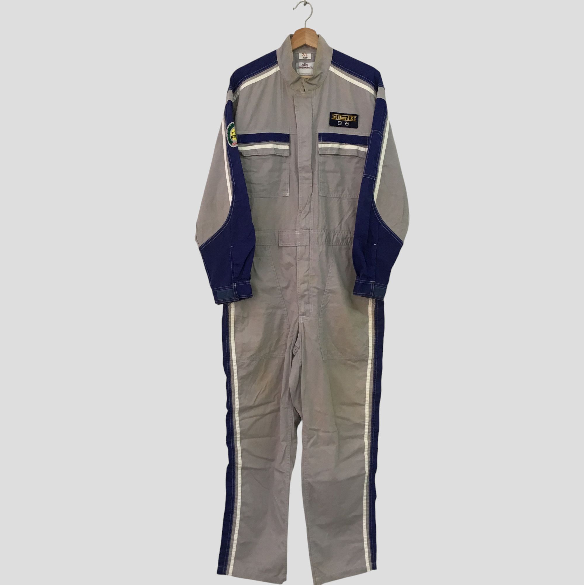 Japanese Brand Vintage Distressed Toyota Jdm Japan Technical College Overal Size US 34 / EU 50 - 2 Thumbnail