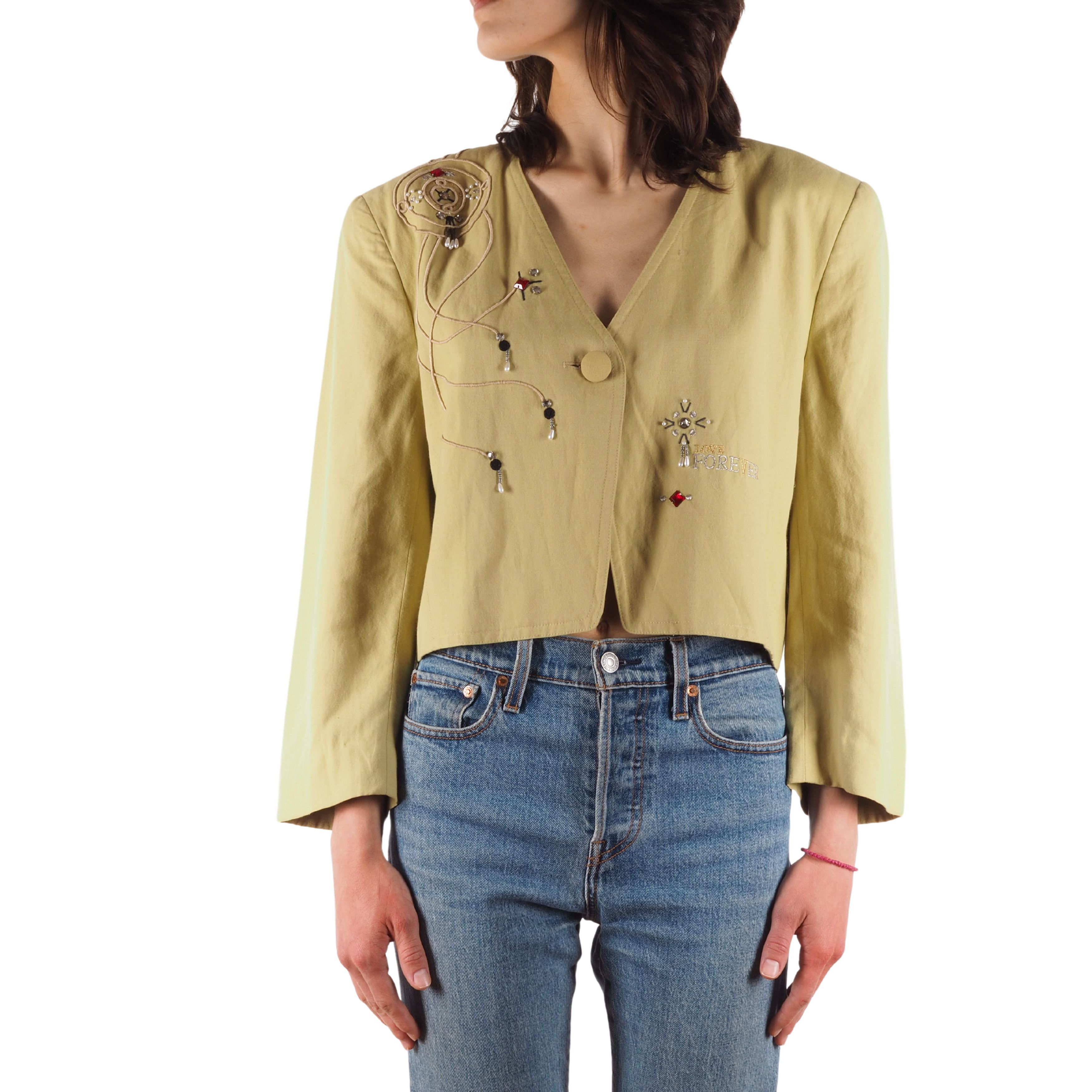 Escada × Vintage Escada by Laurel Vintage Love Forever Jacket Retro 90s Size ONE SIZE - 1 Thumbnail