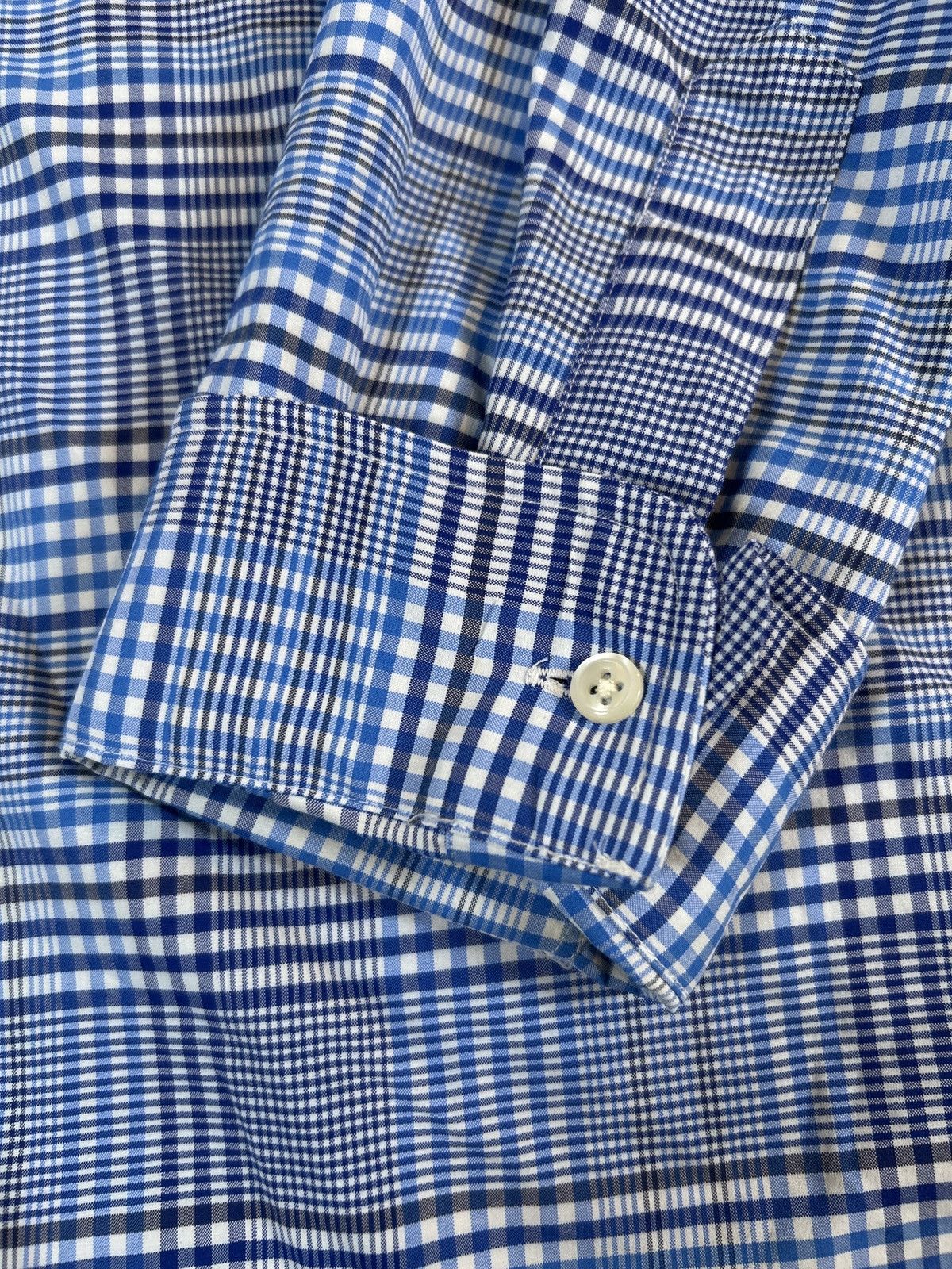 Ralph Lauren Ralph Lauren Classic Fit Performance ButtonLG Blue Plaid1109 Size US L / EU 52-54 / 3 - 4 Thumbnail