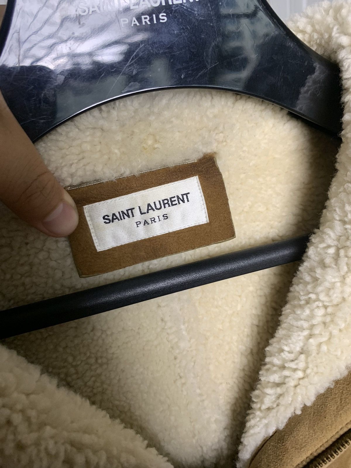 Saint Laurent Paris Saint Laurent 2019FW Tabacco Suede Shearling coat Size US S / EU 44-46 / 1 - 5 Thumbnail