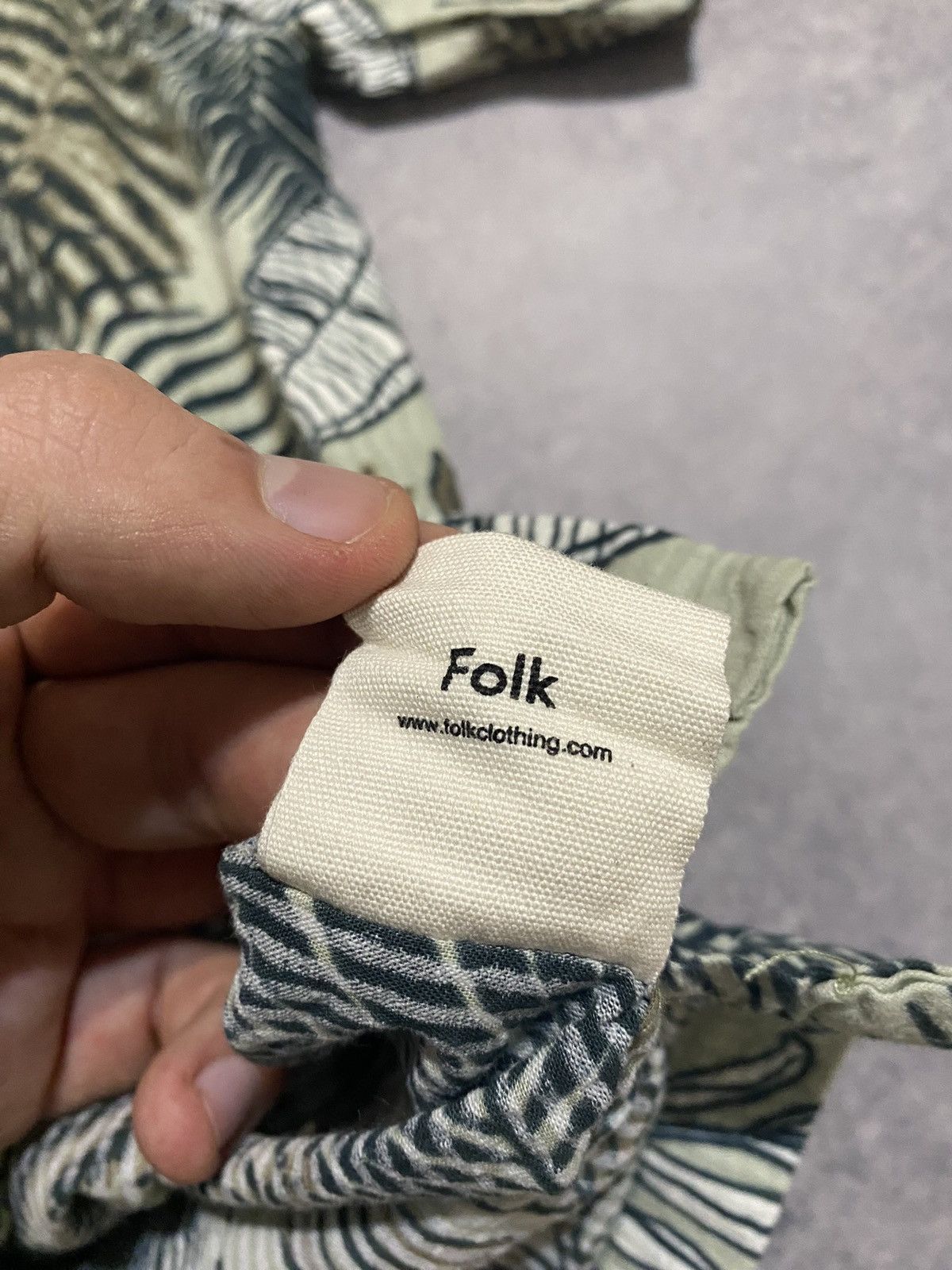 Folk Folk Hawaiian Floral Short Sleeve Shirt Size US L / EU 52-54 / 3 - 6 Thumbnail