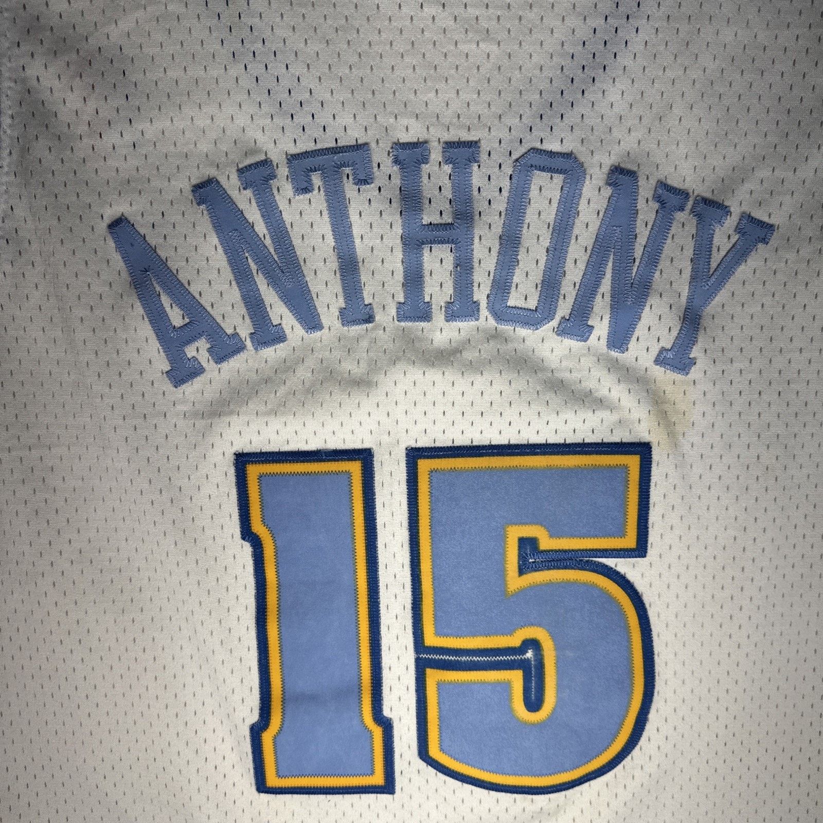 Nike Vintage Denver Nuggets Carmelo Anthony Mens 2XL +2 White Size ONE SIZE - 10 Thumbnail