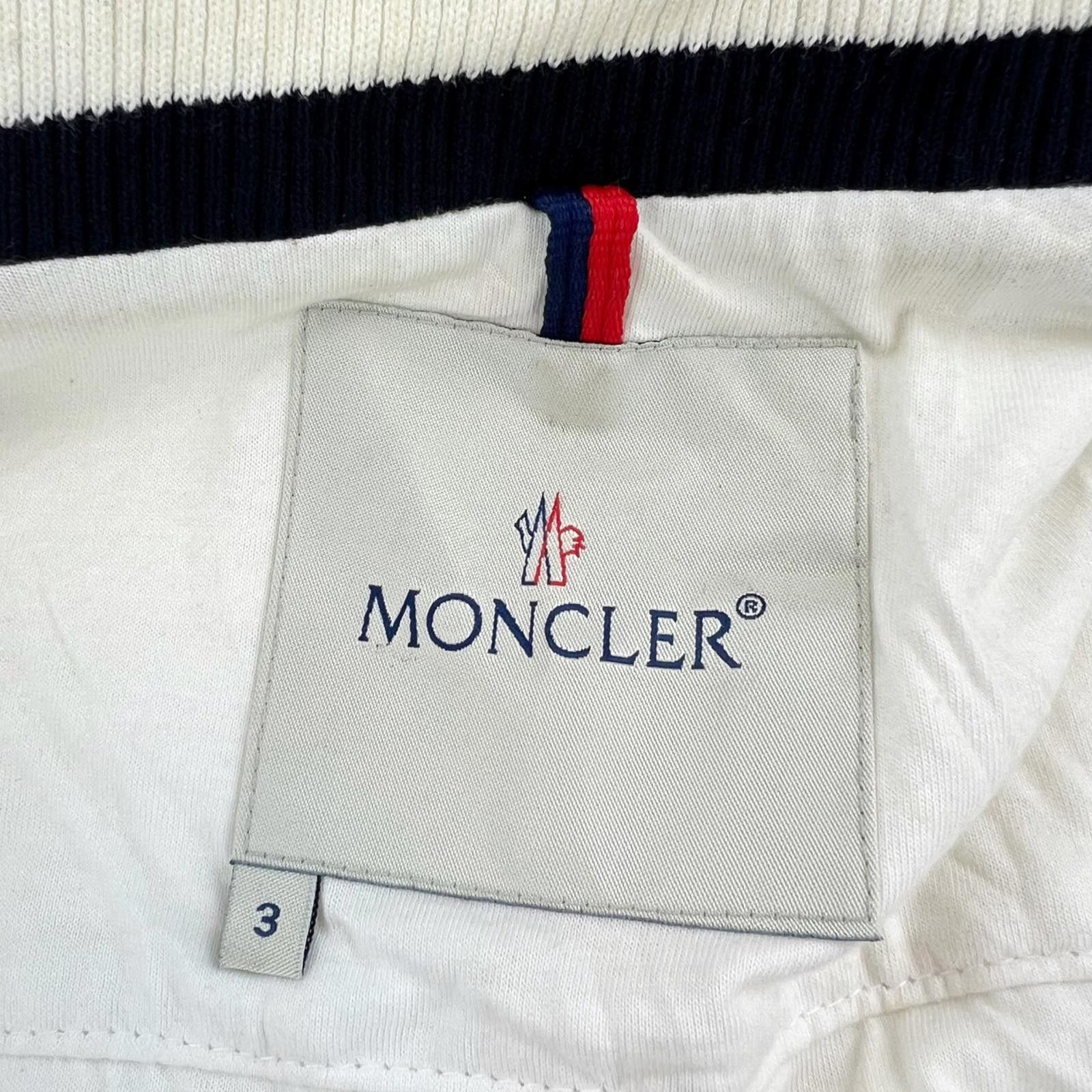 Moncler Moncler Womens White Biker Jacket Size M / US 6-8 / IT 42-44 - 6 Thumbnail