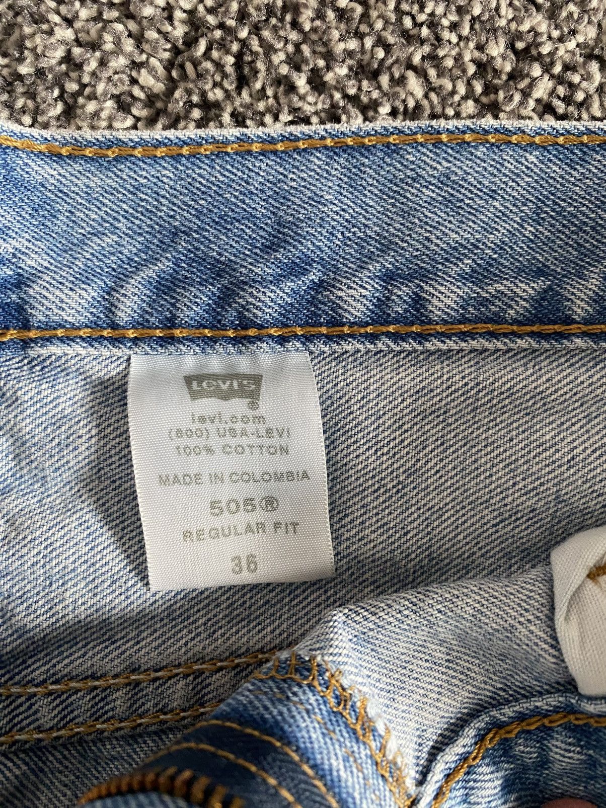 Levi's Levi’s 505 Blue Jean Short Jorts 36W Size US 36 / EU 52 - 5 Thumbnail