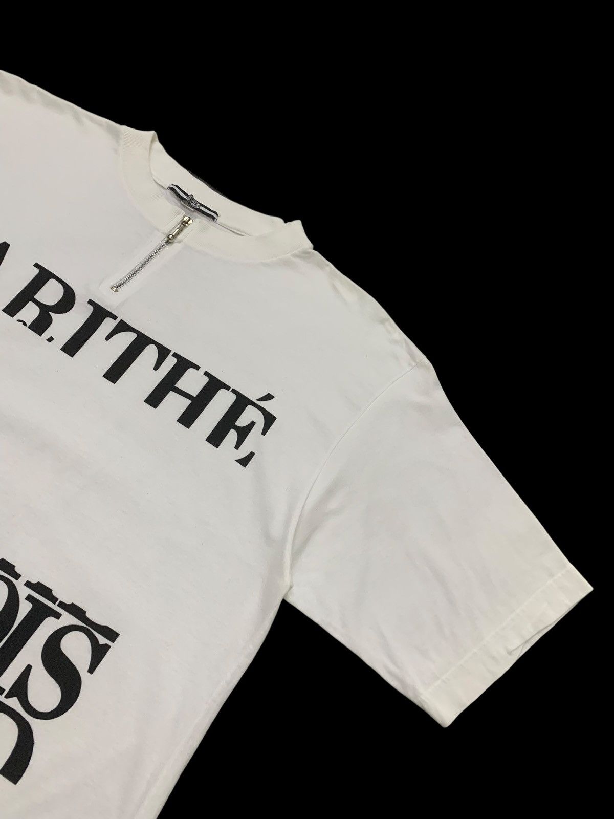 20471120 × Marithe + Francois Girbaud Marithe Francois Girbaud Trompeil Zipper Neck TShirt Size US L / EU 52-54 / 3 - 4 Thumbnail