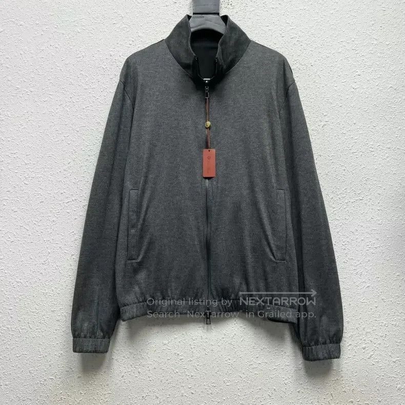 Loro Piana LORO PIANA Two-sided Wear Cashmere Zip-up Jacket Size US L / EU 52-54 / 3 - 2 Thumbnail