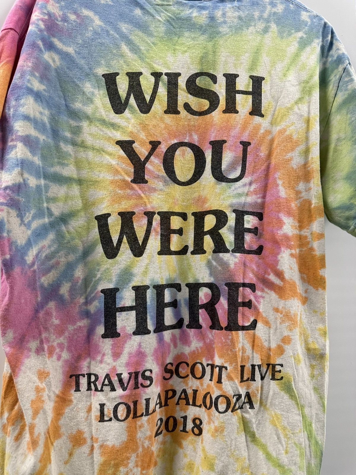 Travis Scott Travis Scott Lollapalooza Tie Dye tee All I got tee Size US L / EU 52-54 / 3 - 3 Thumbnail
