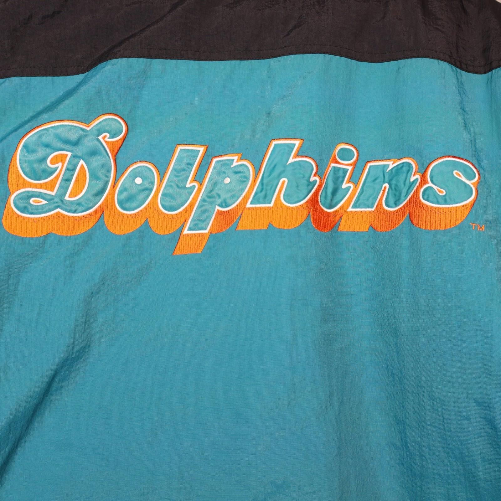 Champion Vtg Champion Miami Dolphins Jacket Men Large '74-88 Logo NFL Size ONE SIZE - 11 Thumbnail