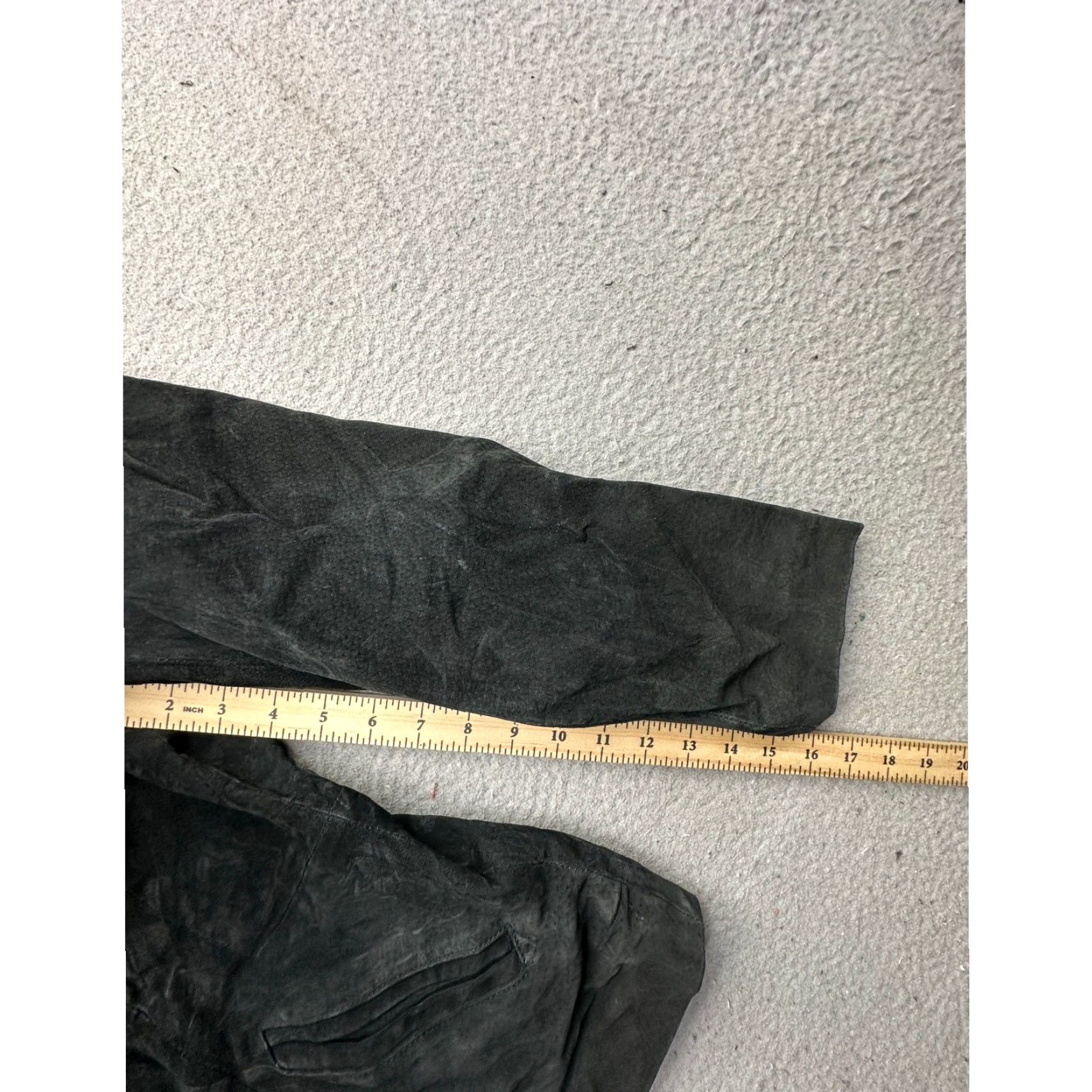 Vintage VINTAGE Middlebrook Park Suede Leather Jacket Mens Large Lined Black Bomber Full Zip Jacket Mens L Size US L / EU 52-54 / 3 - 5 Thumbnail