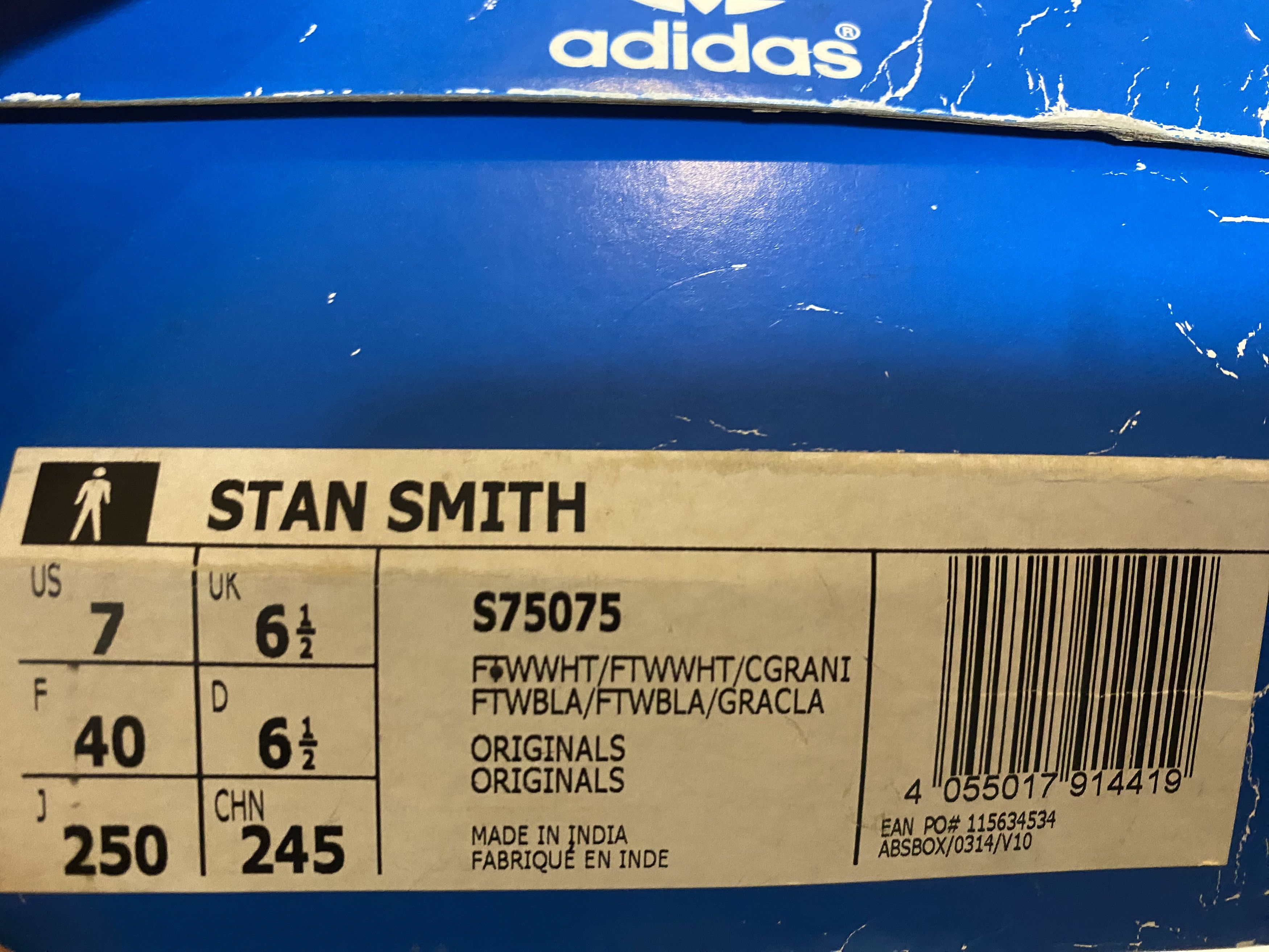 Adidas Adidas Stan Smith White and Beige Sneakers US7 Size US 7 / EU 40 - 5 Thumbnail