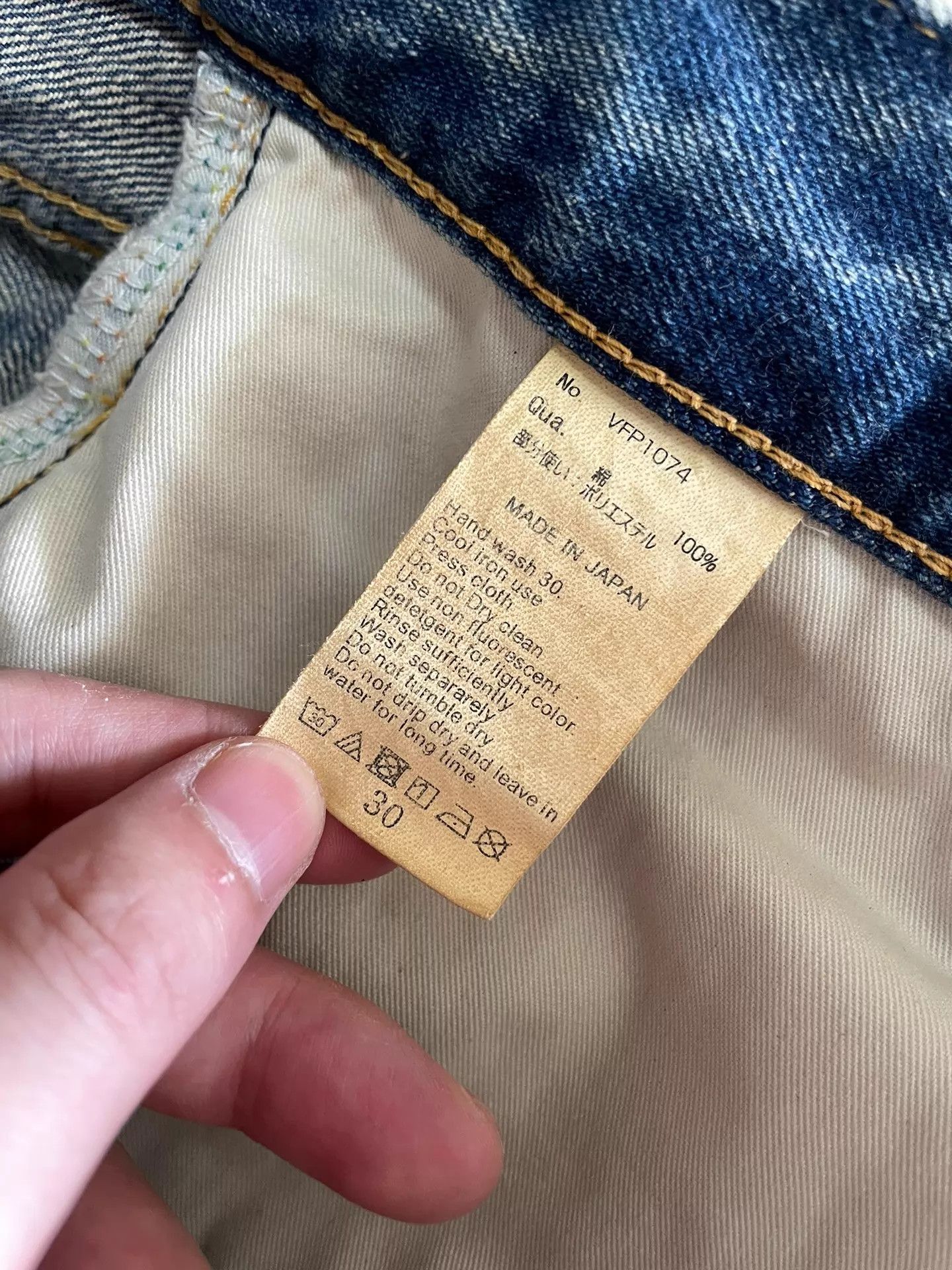 Vanquish VANQUISH FRAGMENT Slash Oil Wash Distress Jeans New Size US 30 / EU 46 - 8 Thumbnail