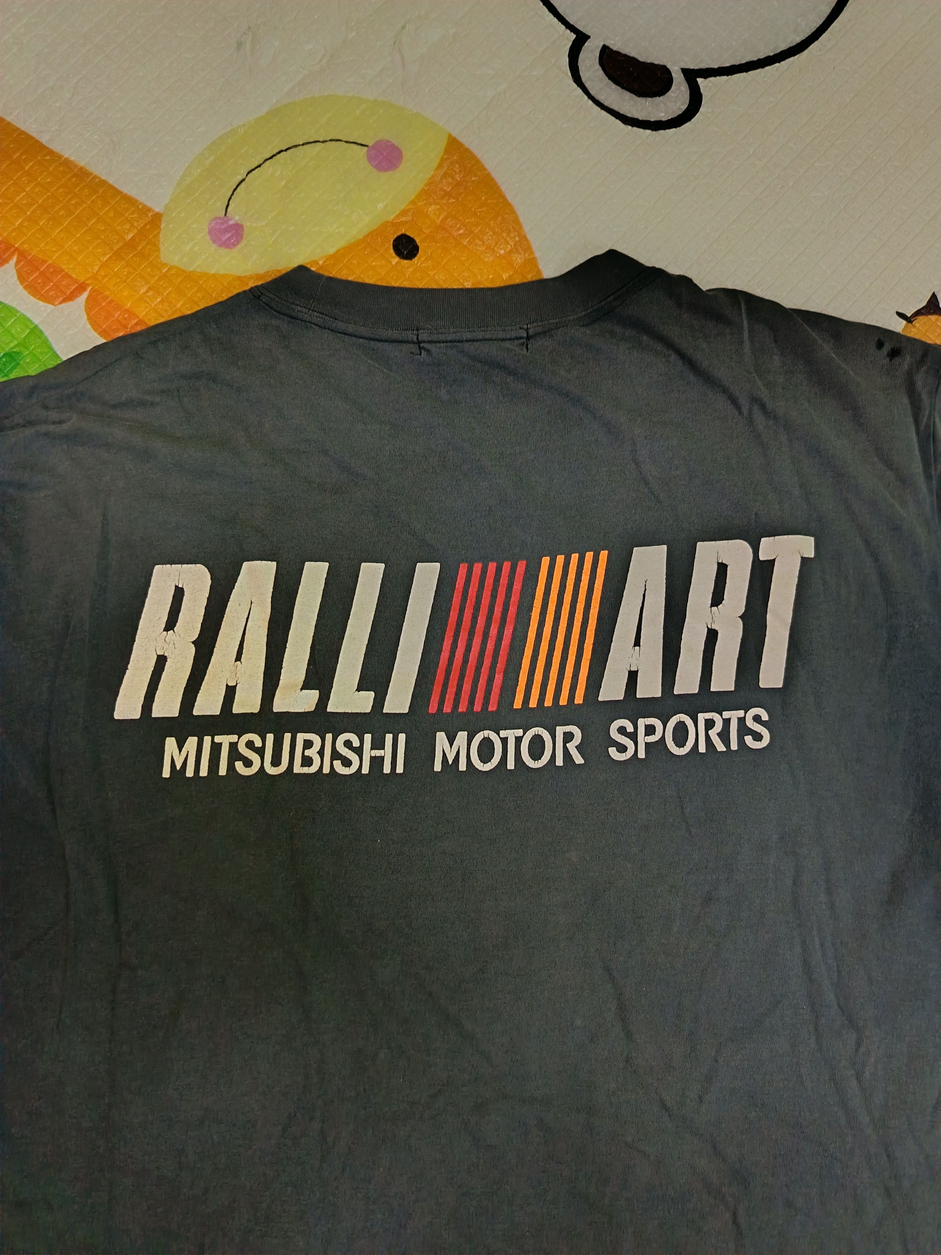 Vintage Ralli Art Mitsubishi MotorSports Faded Black Distressed Size US L / EU 52-54 / 3 - 4 Thumbnail