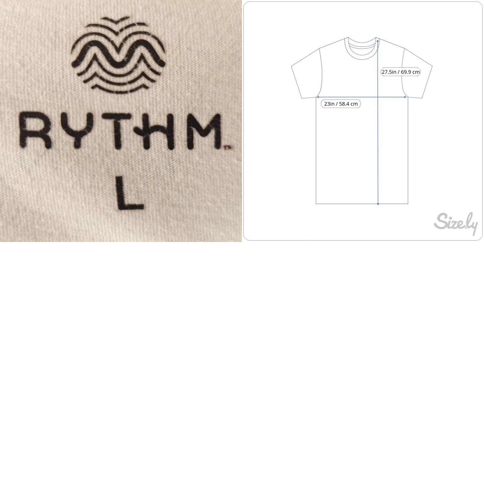 Vintage Rythm T-Shirt Mens Size Large Beige Afternoon Delight #4 OVERSIZED Crew Neck Short Sleeve Cotton Beig e Size US L / EU 52-54 / 3 - 8 Thumbnail