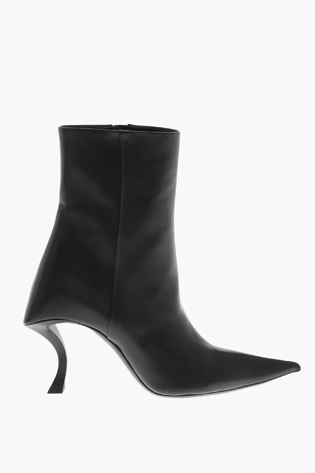 Balenciaga og1mm0326 Leather Ankle Boots in Black Size US 6 / IT 36 - 1 Thumbnail