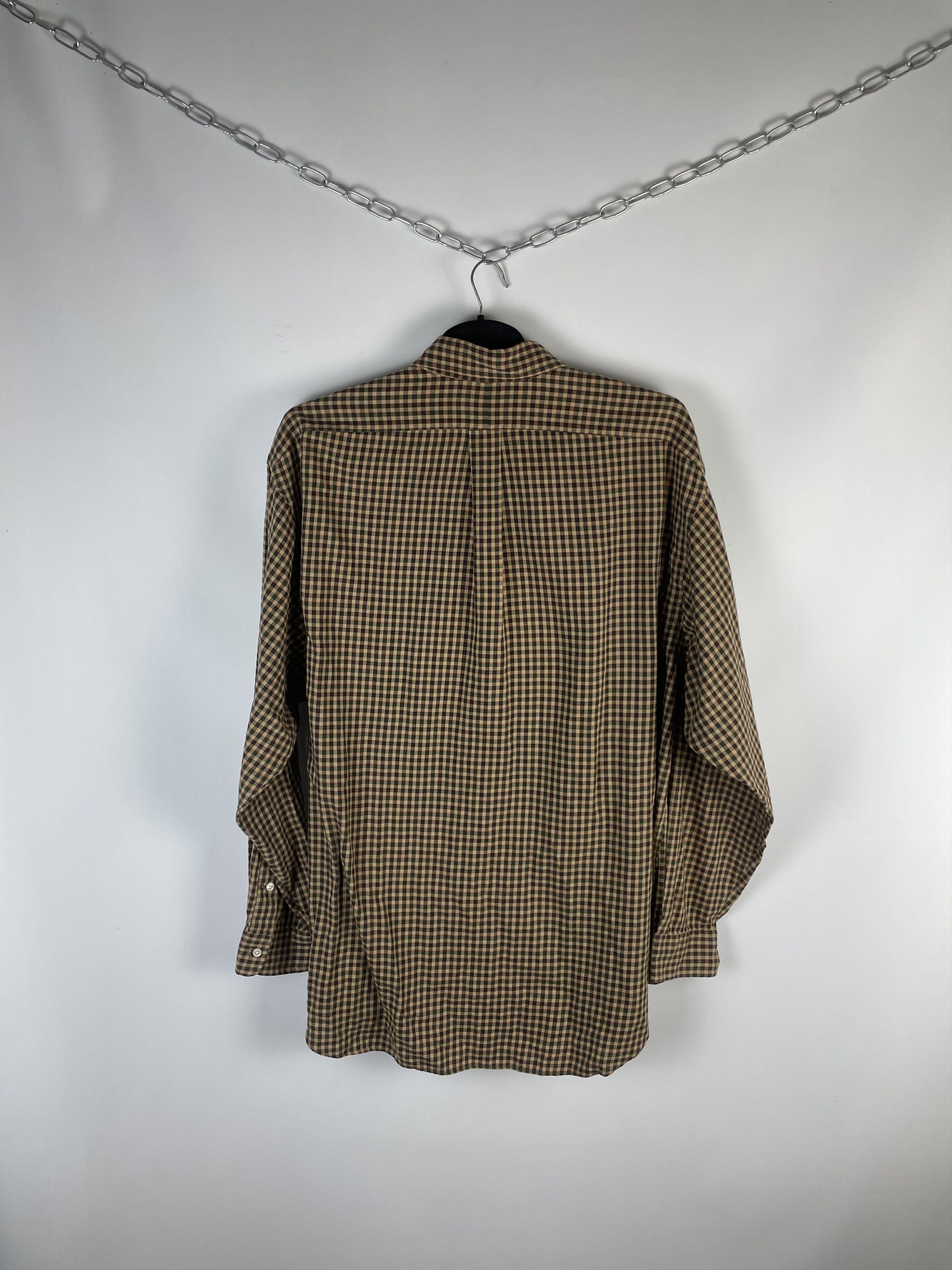Flannel Flannel Polo Ralph Lauren Vintage Mens Shirt Size US XL / EU 56 / 4 - 7 Thumbnail